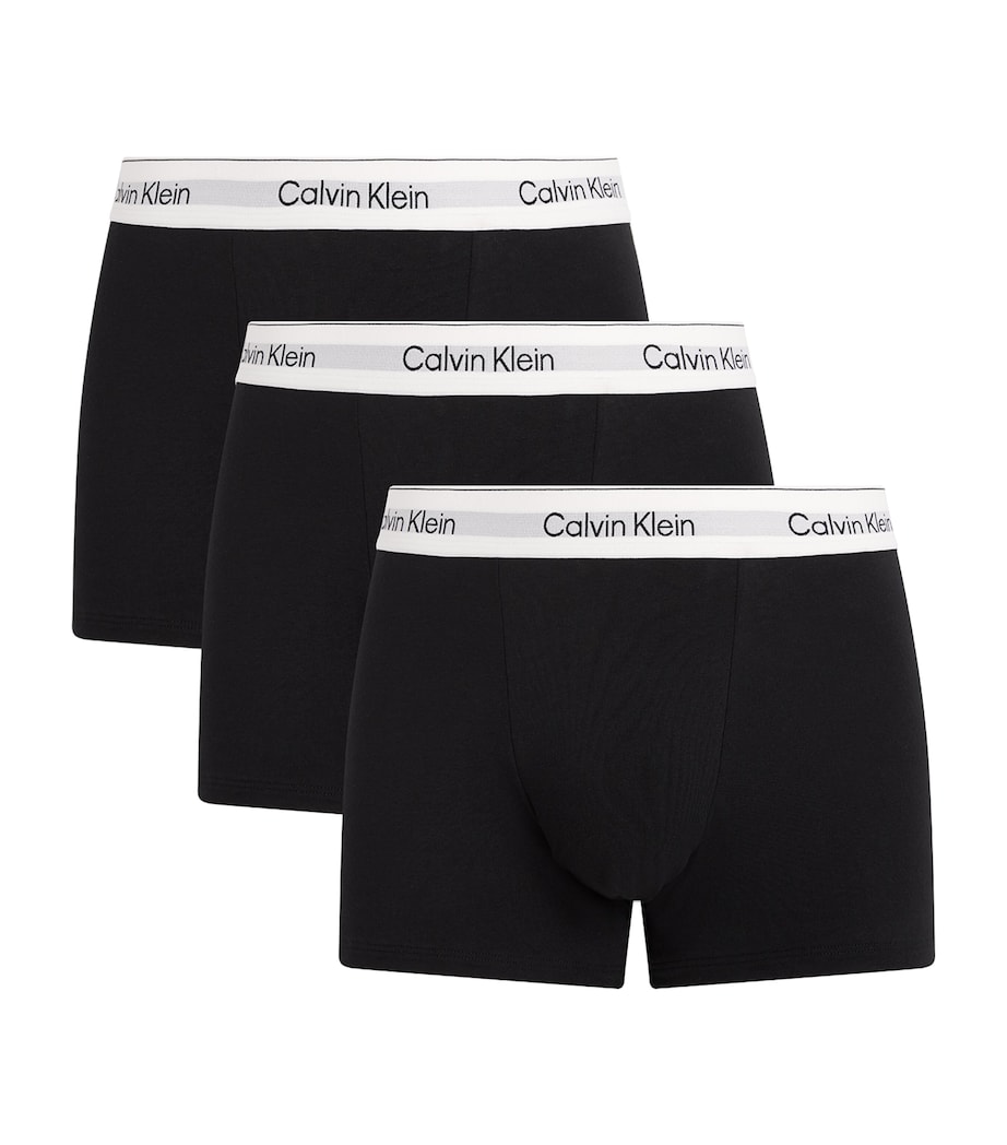Stretch-Cotton Icon Boxer Briefs (Pack of 3) UB1-BLACK Image 1