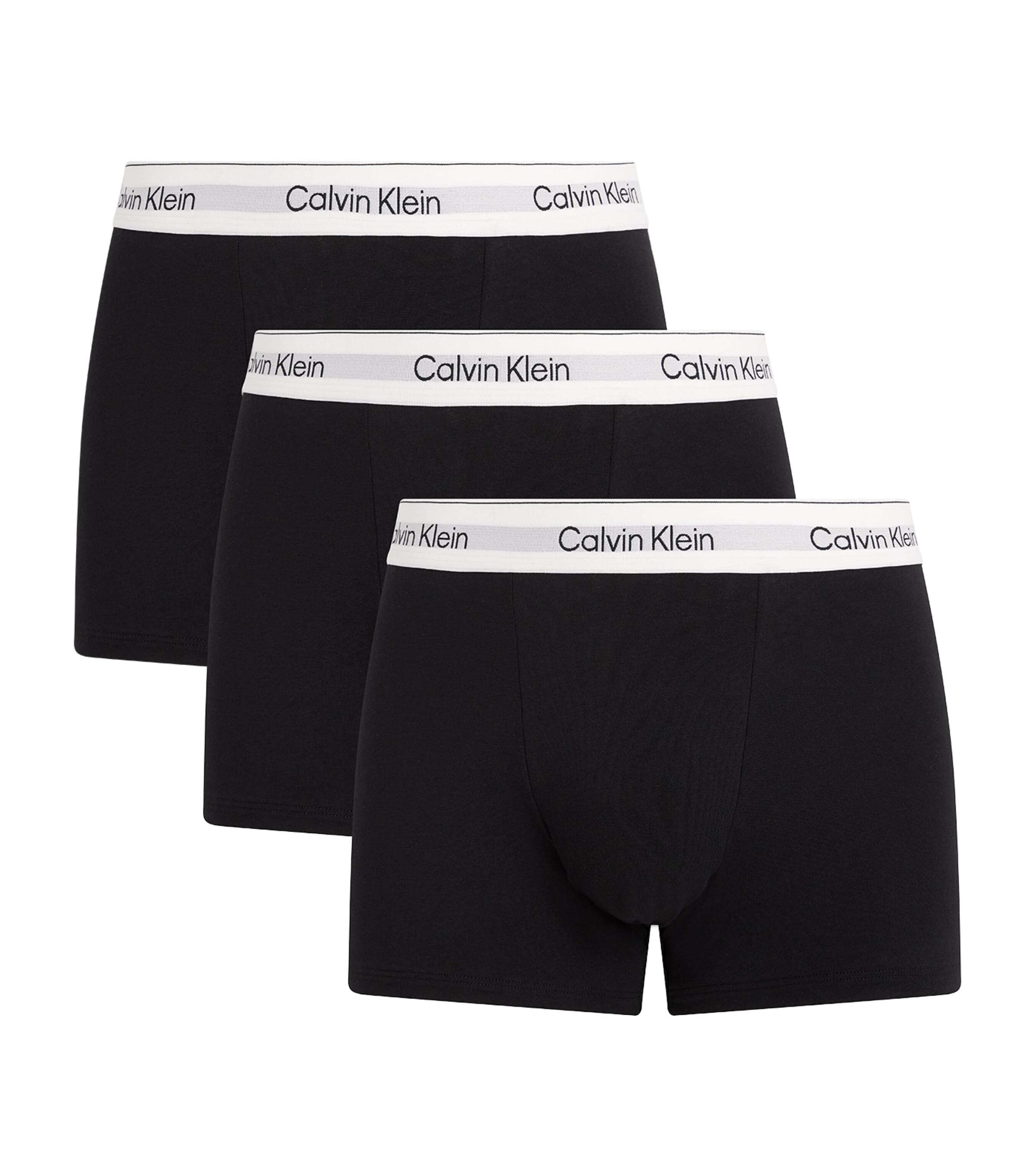 Calvin Klein Stretch-Cotton Icon Boxer Briefs (Pack of 3) | Men Clothing | Socks & Underwear | Boxers & Briefs | Designers | Calvin Klein