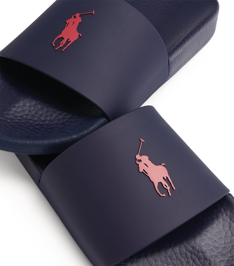Polo Pony Slides NAVY/RED PP Image 12