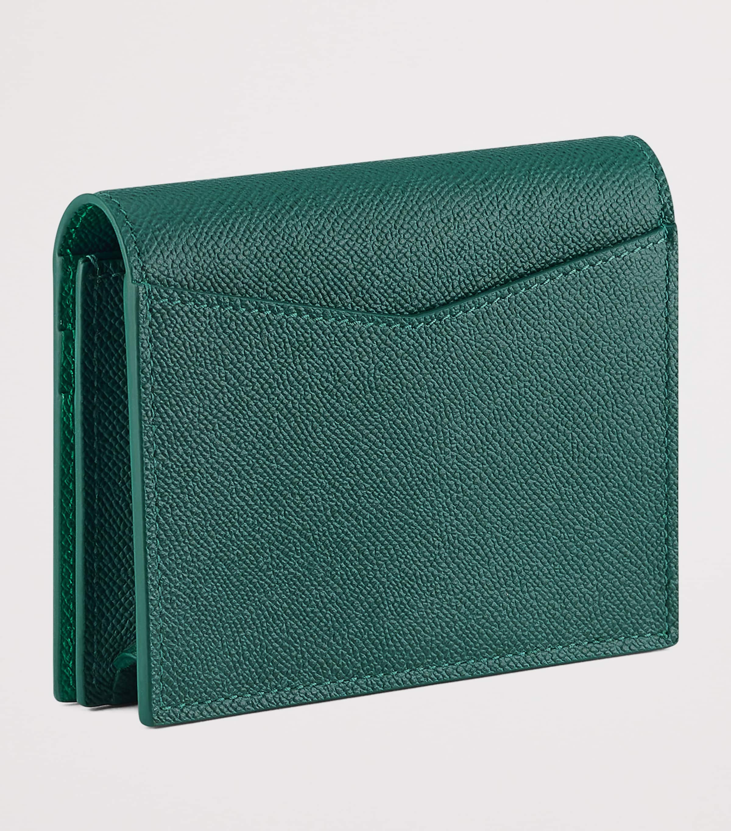 Leather Bvlgari Bvlgari Man Business Card Holder GREEN MEDIUM Image 3