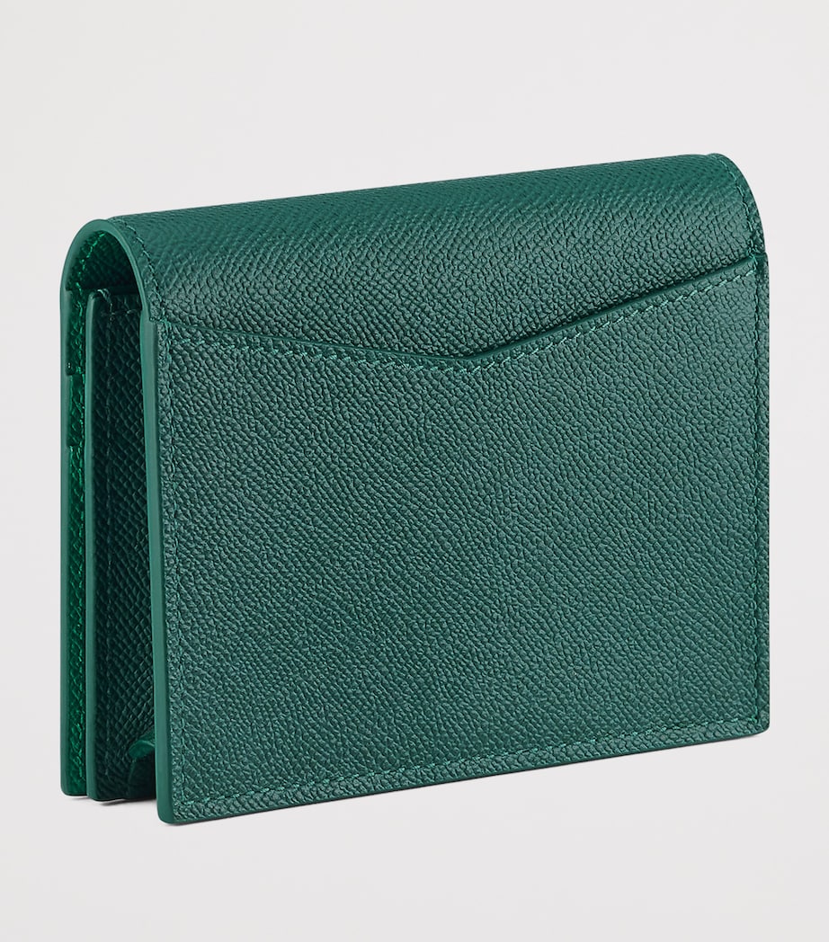 Leather Bvlgari Bvlgari Man Business Card Holder GREEN MEDIUM Image 3