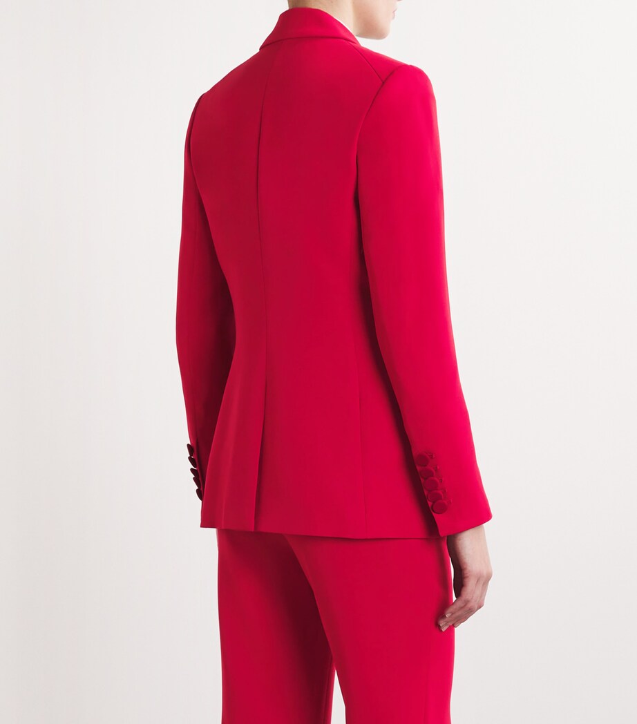 Long and Lean Dickey Blazer R0023 CRIMSON Image 4