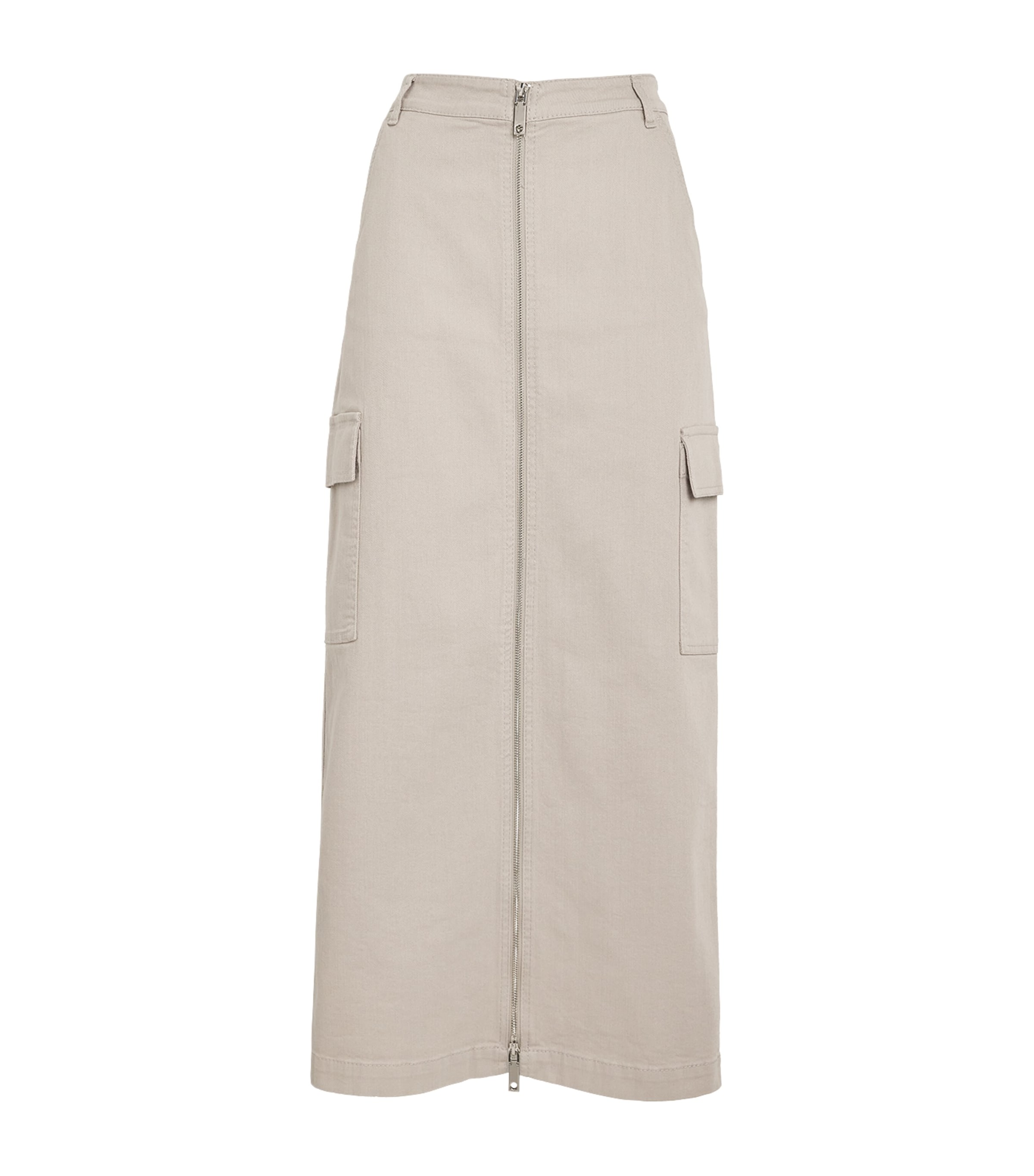 MAX & CO COTTON-BLEND CARGO SKIRT 