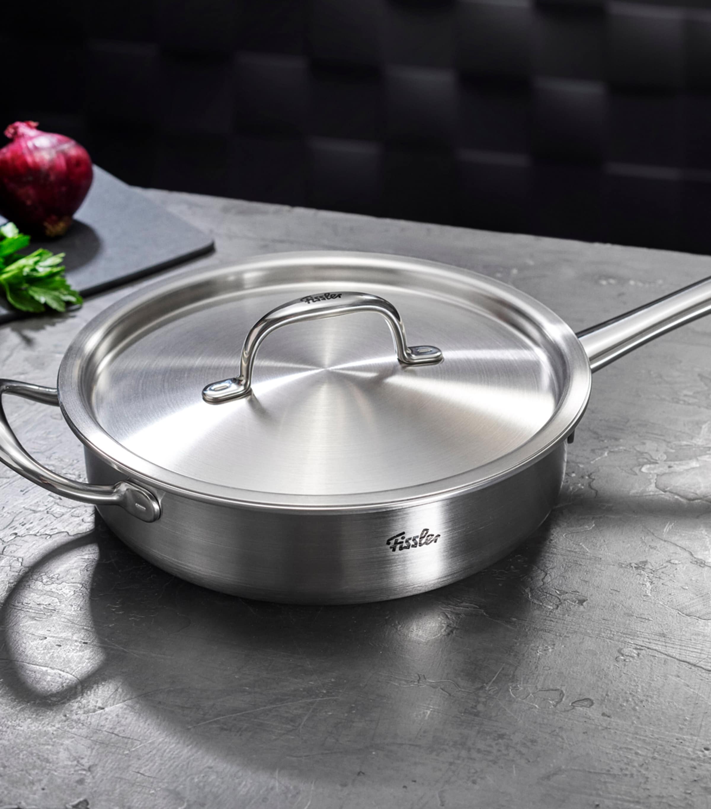 Stainless Steel M5 Pro-Ply Sauté Pan (28cm) GREY Image 6