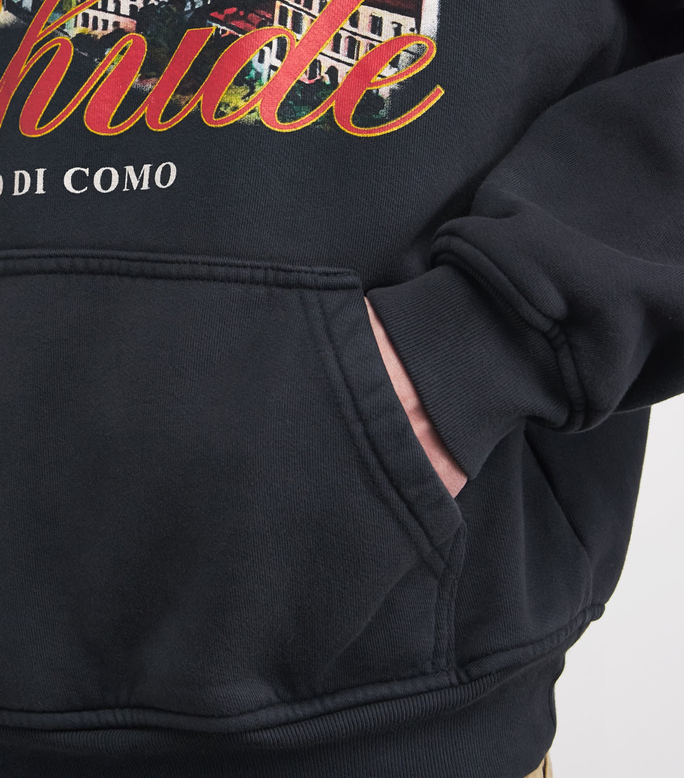 RHUDE × Harrods☆コラボ LAGO DI COMO グラフィックフーディー Rhude x Harrods Cotton Lago Di Como Hoodie | Harrods US