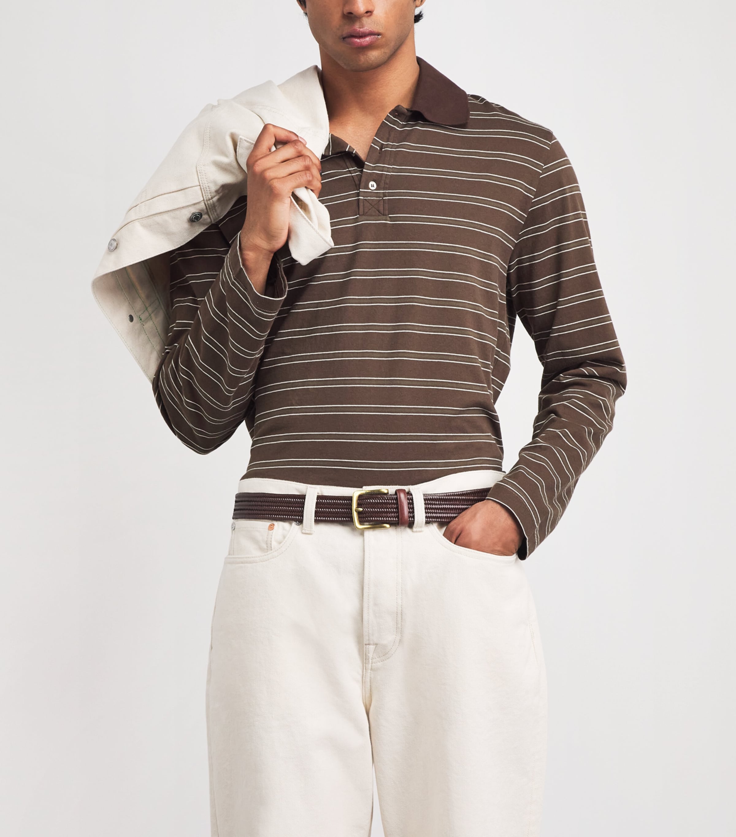 Barbour Leather Stretch Belt Image 2