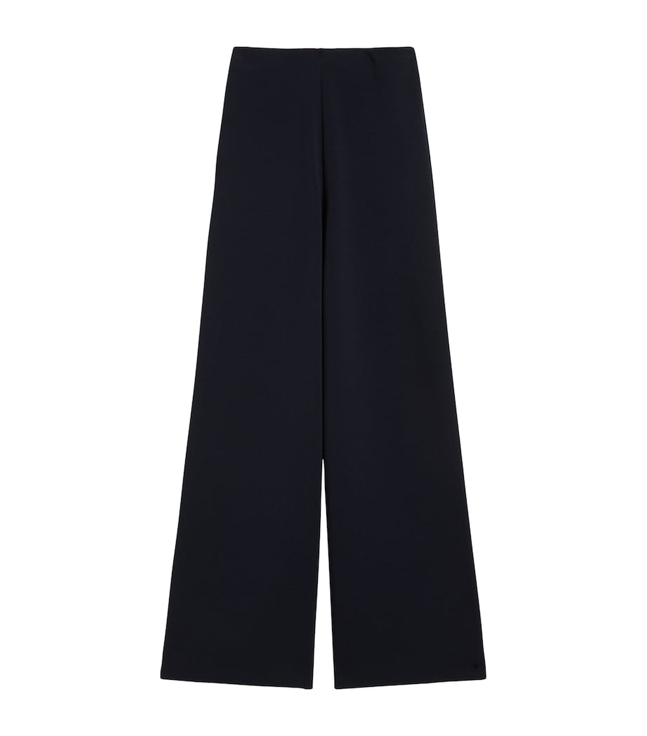 Knit Wide-Leg Trousers ULTRAMARINE Image 1