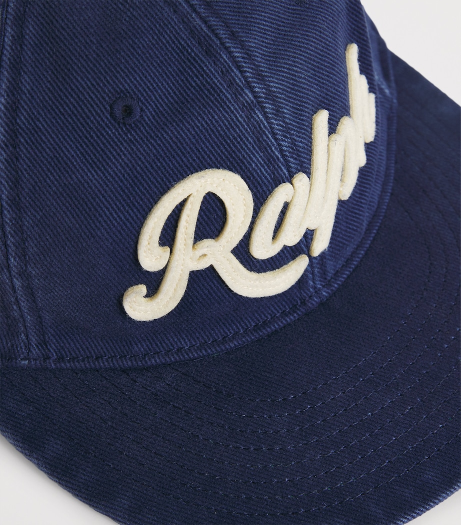 Embroidered Logo Baseball Cap NAVY Image 4