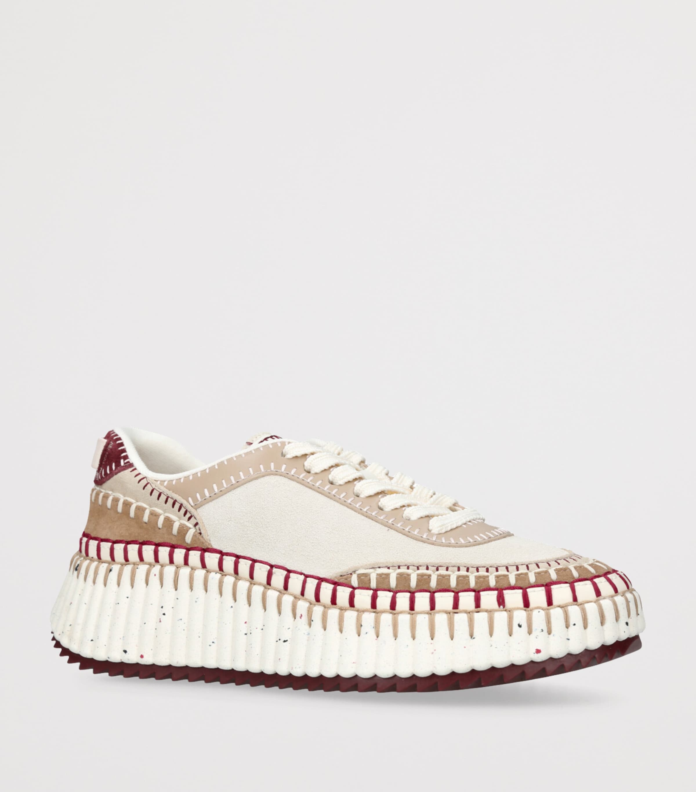 Suede Nama Runner Sneakers BEIGE COMB Image 3