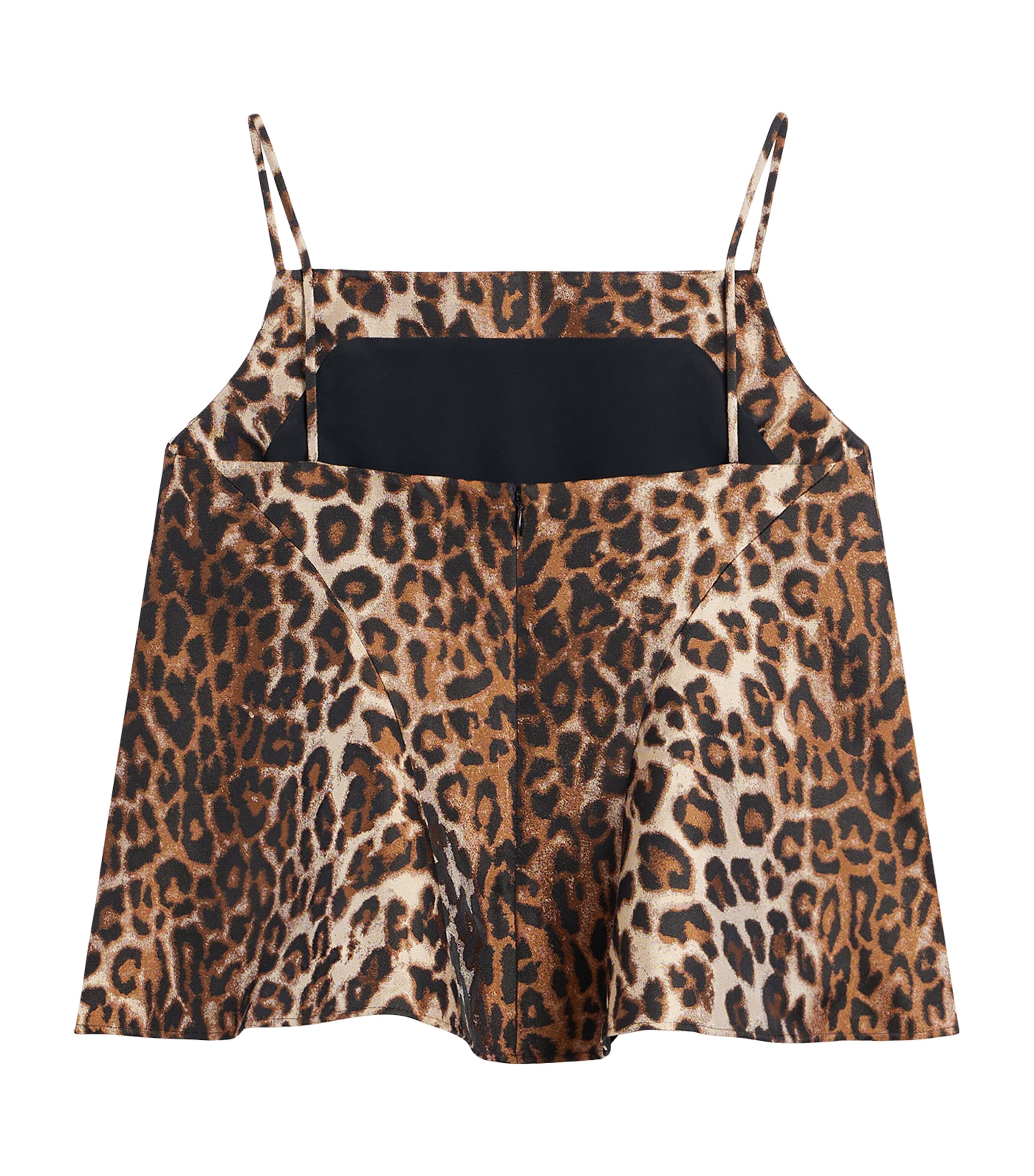 Givenchy Womens Cady Leopard Square-Neck Cami Top Image 5