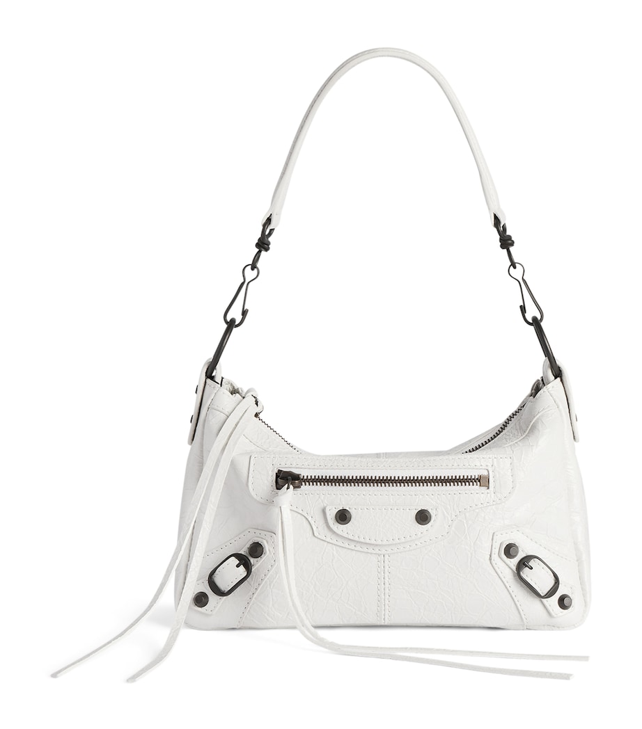 Balenciaga Mini Lambskin Le City Moto Shoulder Bag Image 1