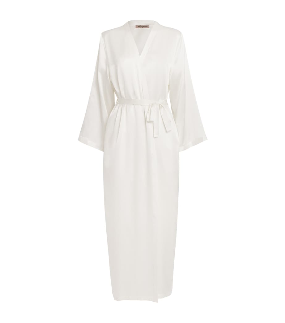 Silk Longline Tracy Robe NATUREL Image 1