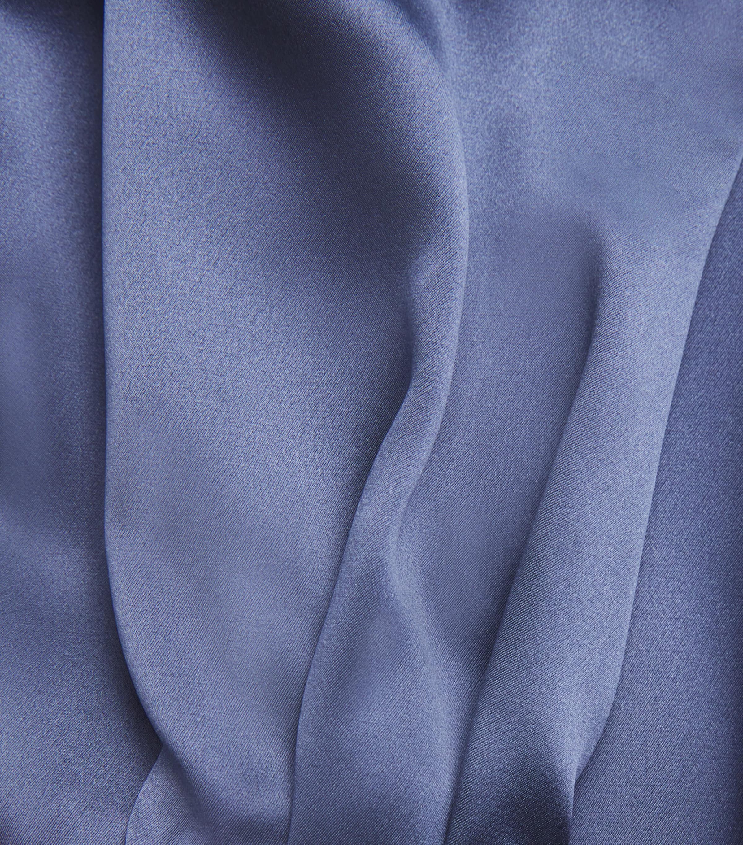 Silk Wrap Shirt DARK GREY Image 5