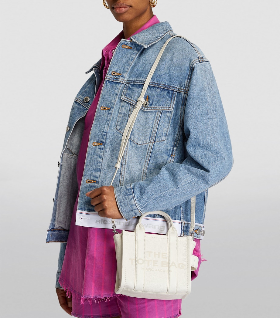 The Marc Jacobs Micro Leather The Tote Bag 140 COTTON Image 5