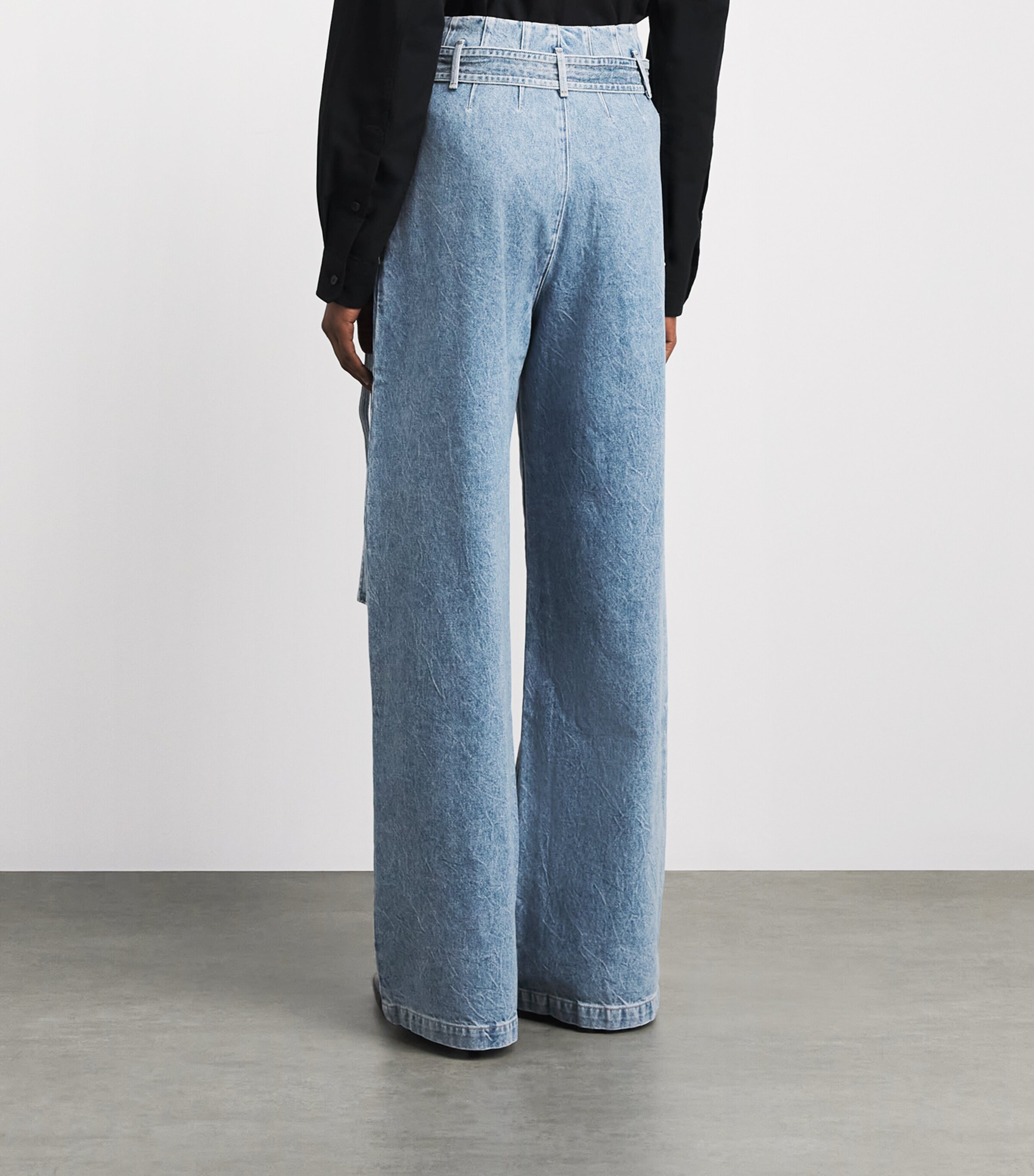 AGOLDE Womens x Maria McManus Corset Wide-Leg Jeans Ckind Image 5