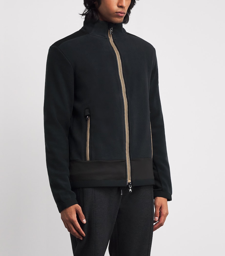 Fabio Zip-Up Jacket 026-BLACK Image 3