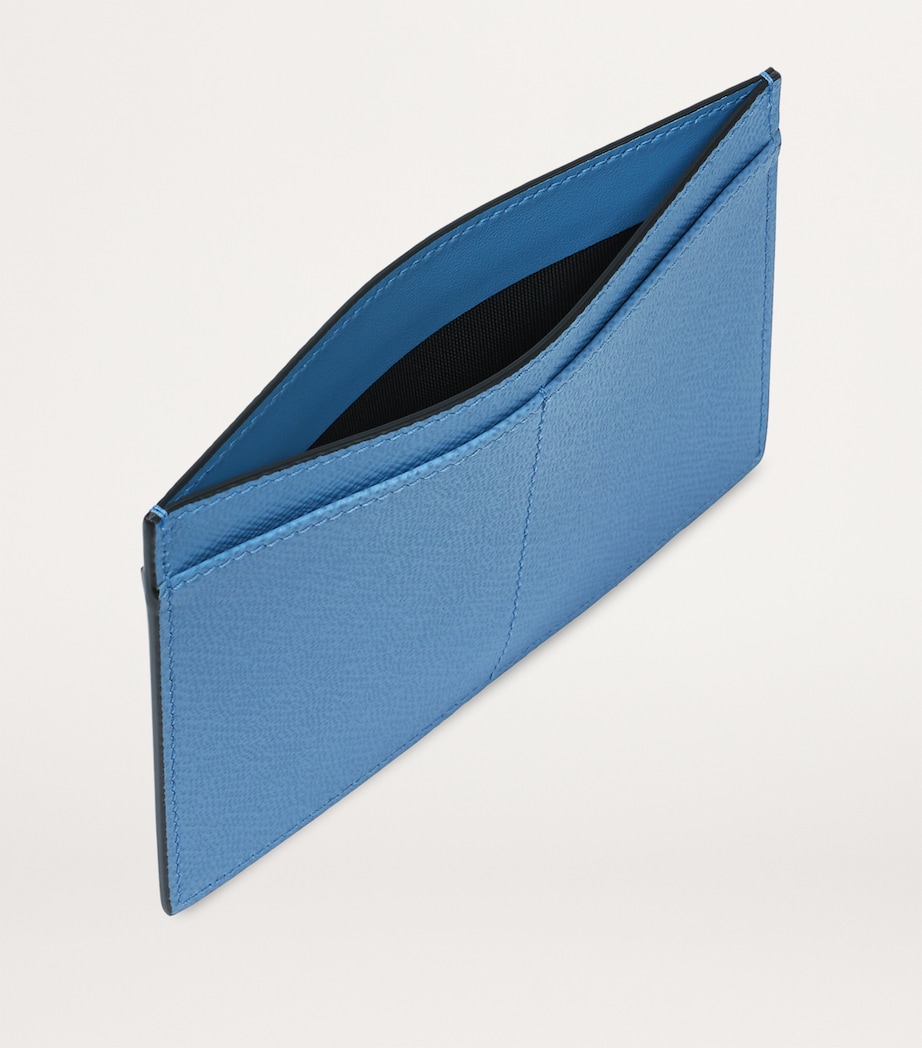Smythson Panama Leather Passport Sleeve Nile Blue Image 2