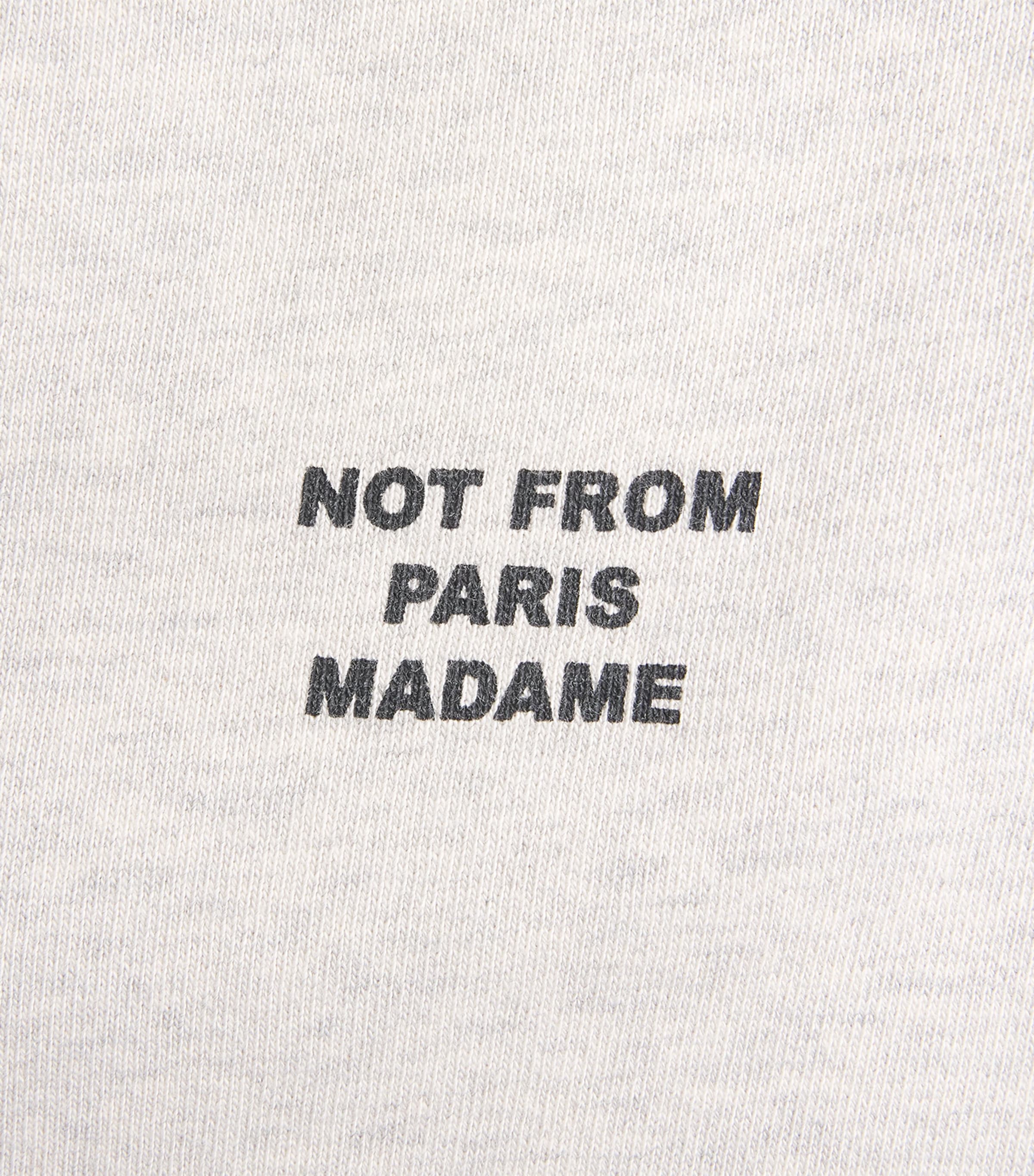 Drôle de Monsieur Mens Cotton Fleece Slogan Sweatpants Grey Image 6