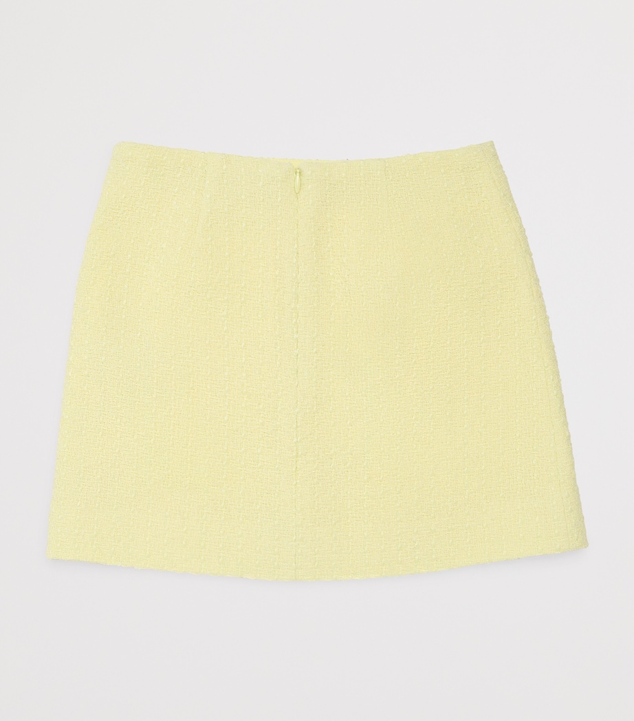 Bouclé Mini Skirt (3-12 Years) YELLOW Image 2
