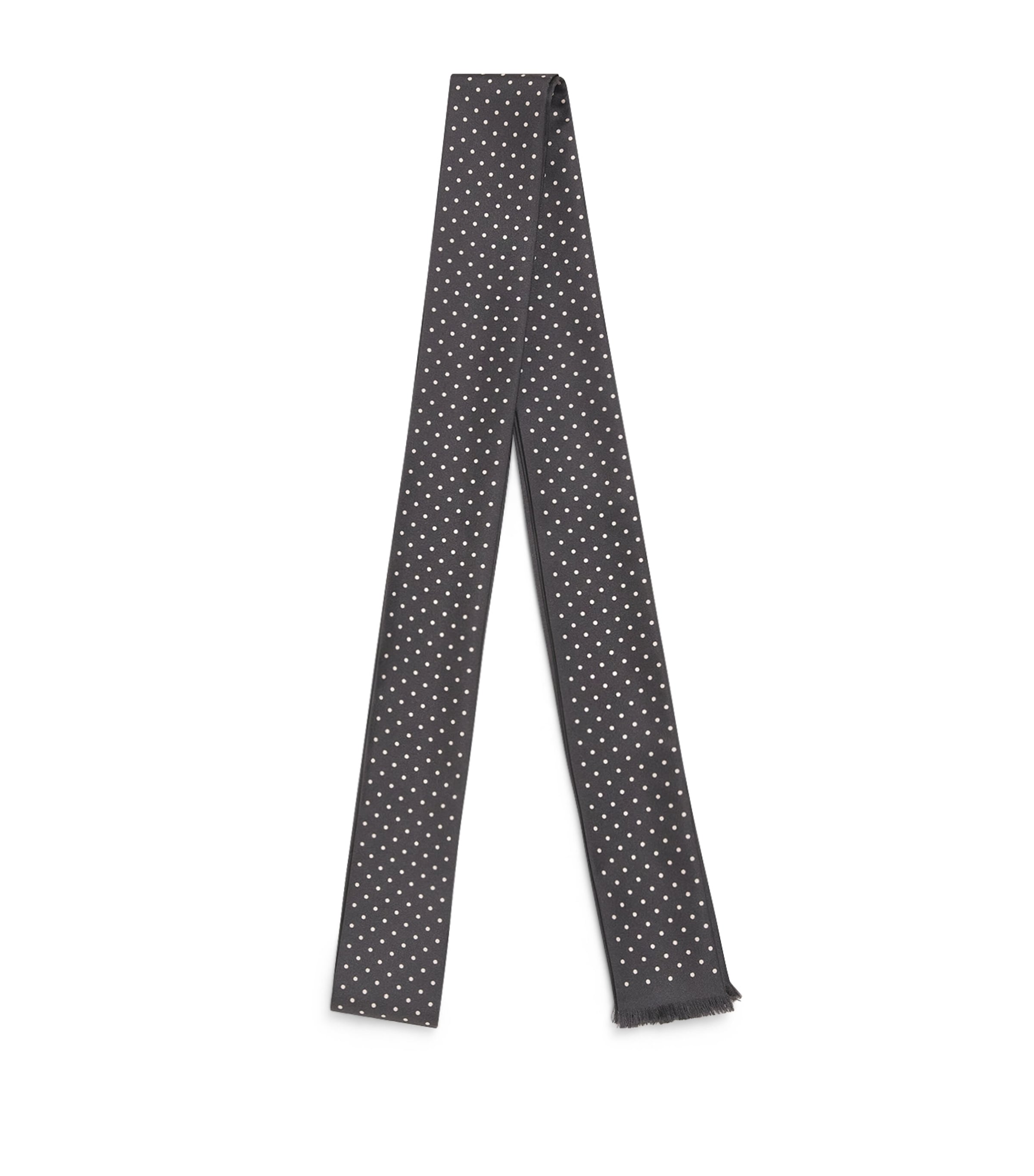 TOM FORD Silk Polka-Dot Scarf Ejd Image 1