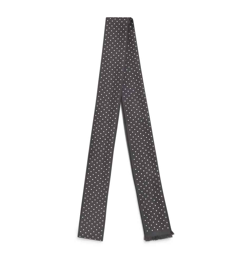 TOM FORD Silk Polka-Dot Scarf Ejd Image 1
