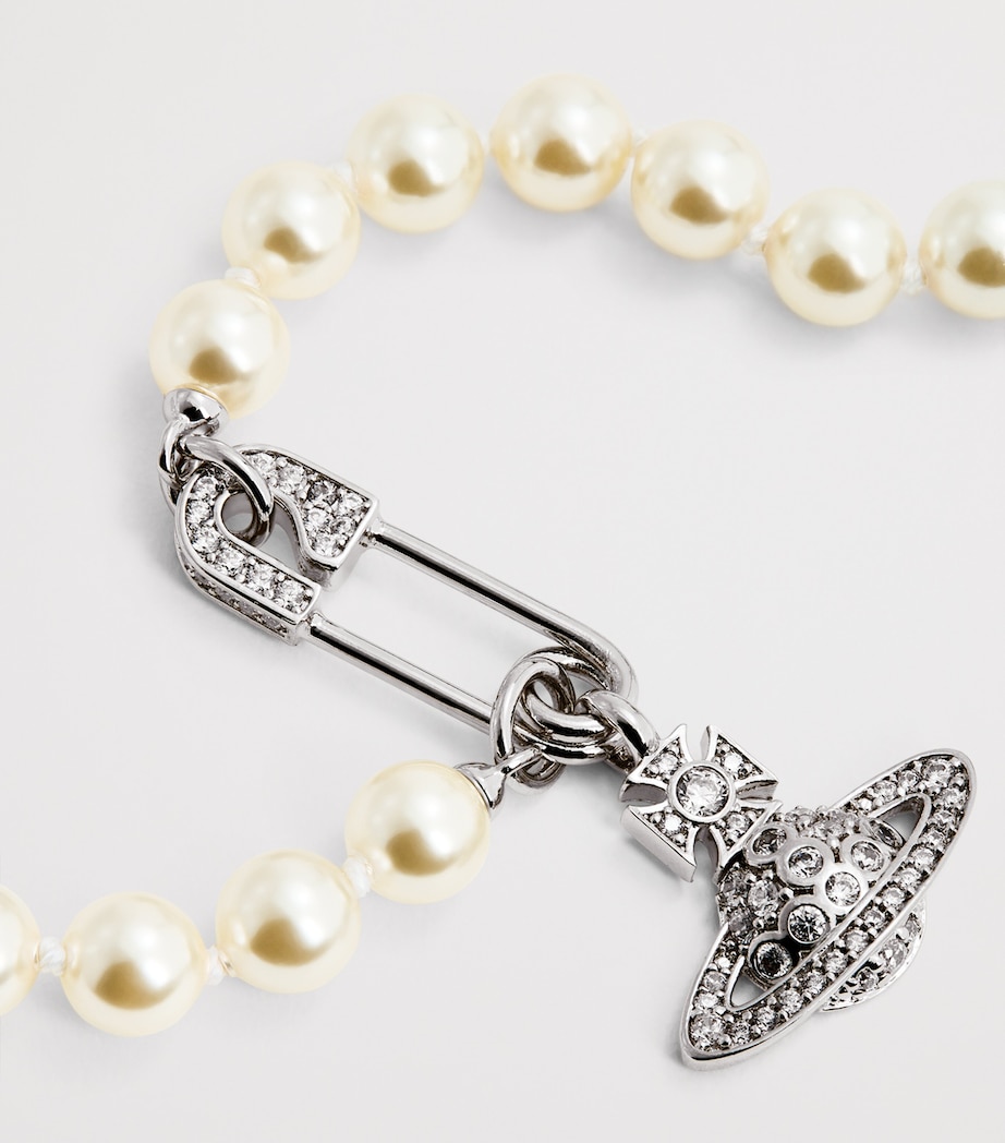 Orb Lucrece Bracelet P147 PLATINUM PEARL Image 4