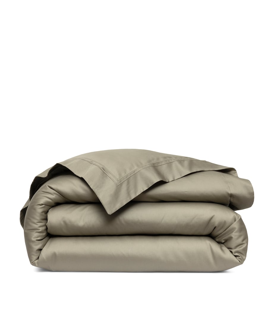 Yves Delorme Triomphe Kaki Super King Duvet Cover (260cm x 220cm) Kaki Image 1