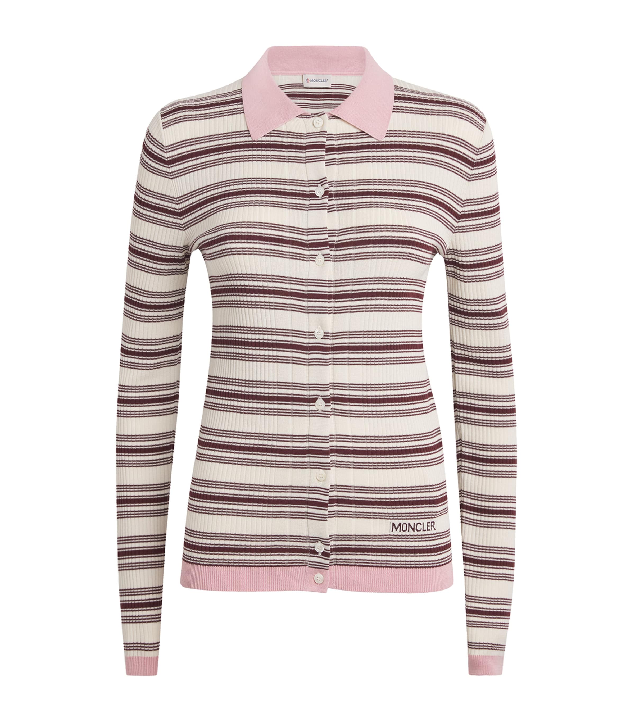 Moncler Womens Cotton Polo Sweater Image 1