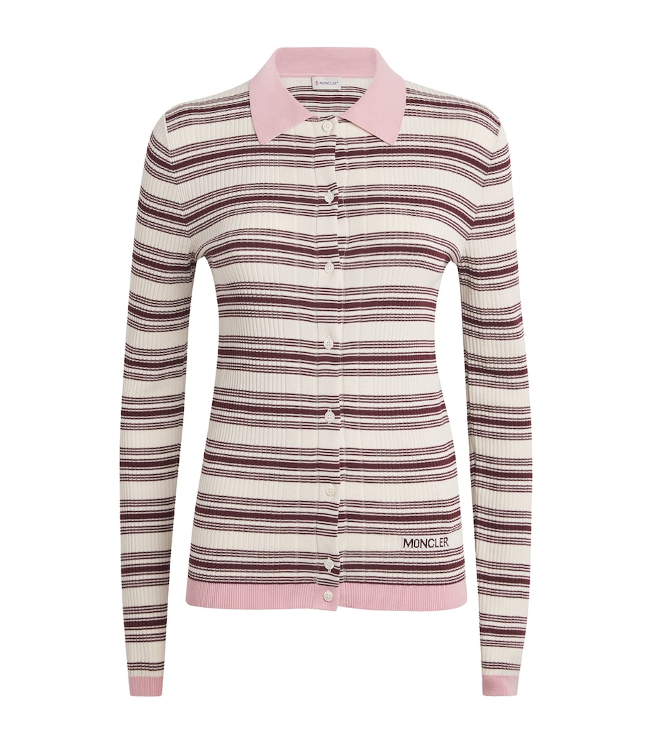 Moncler Womens Cotton Polo Sweater Image 1