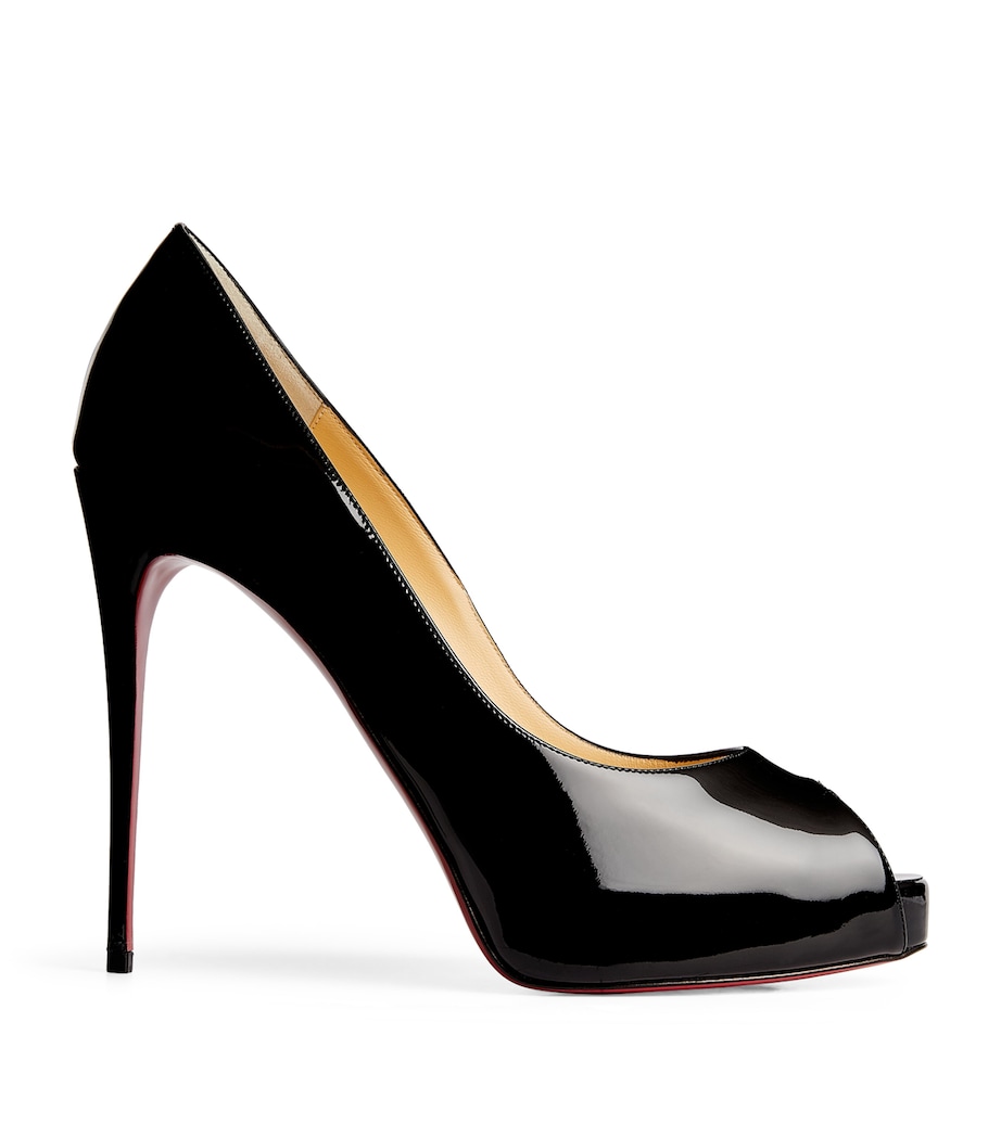 New Very Prive Patent Leather Pumps 120 BK01 Image 5