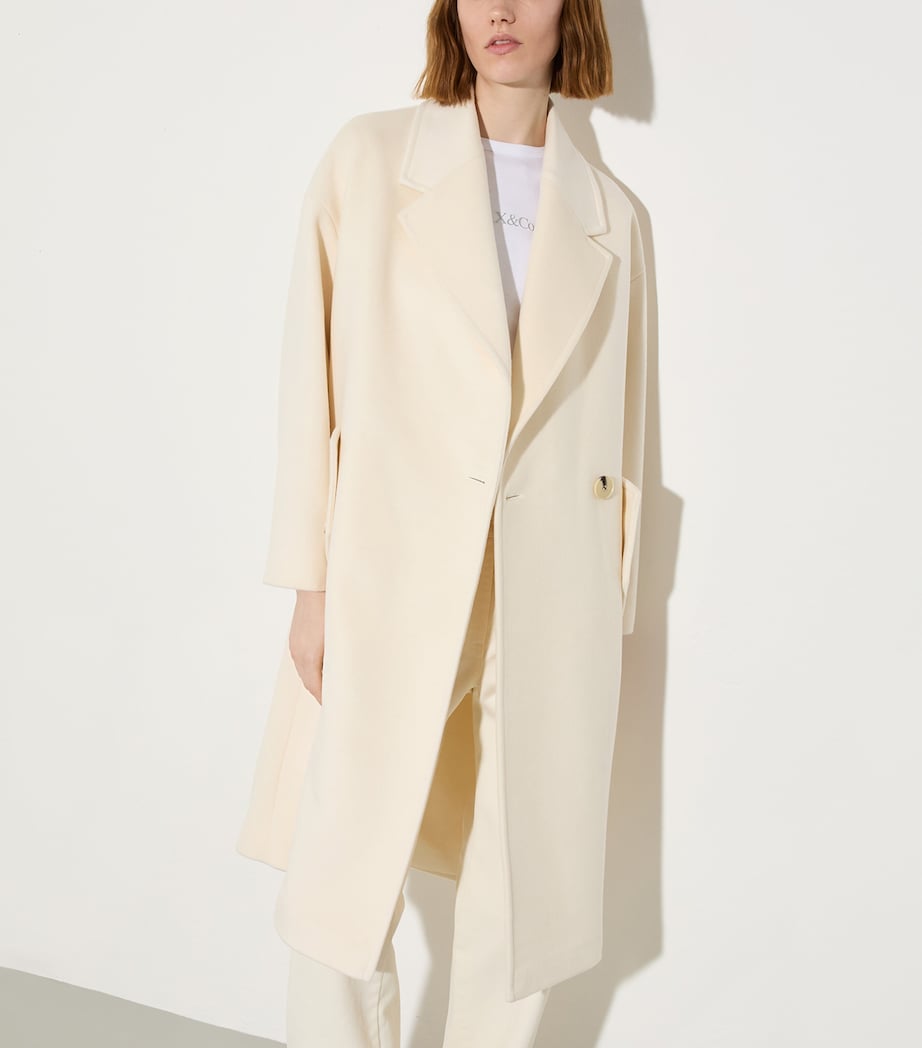 Wool-Cashmere Overcoat WHITE Image 2