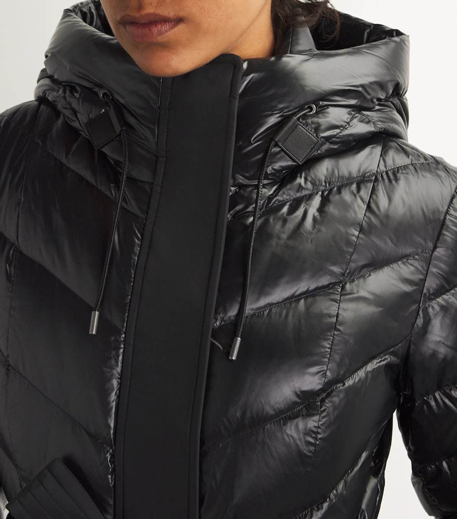 Down-Filled Coralia Puffer Coat BLACK C0001 Image 6