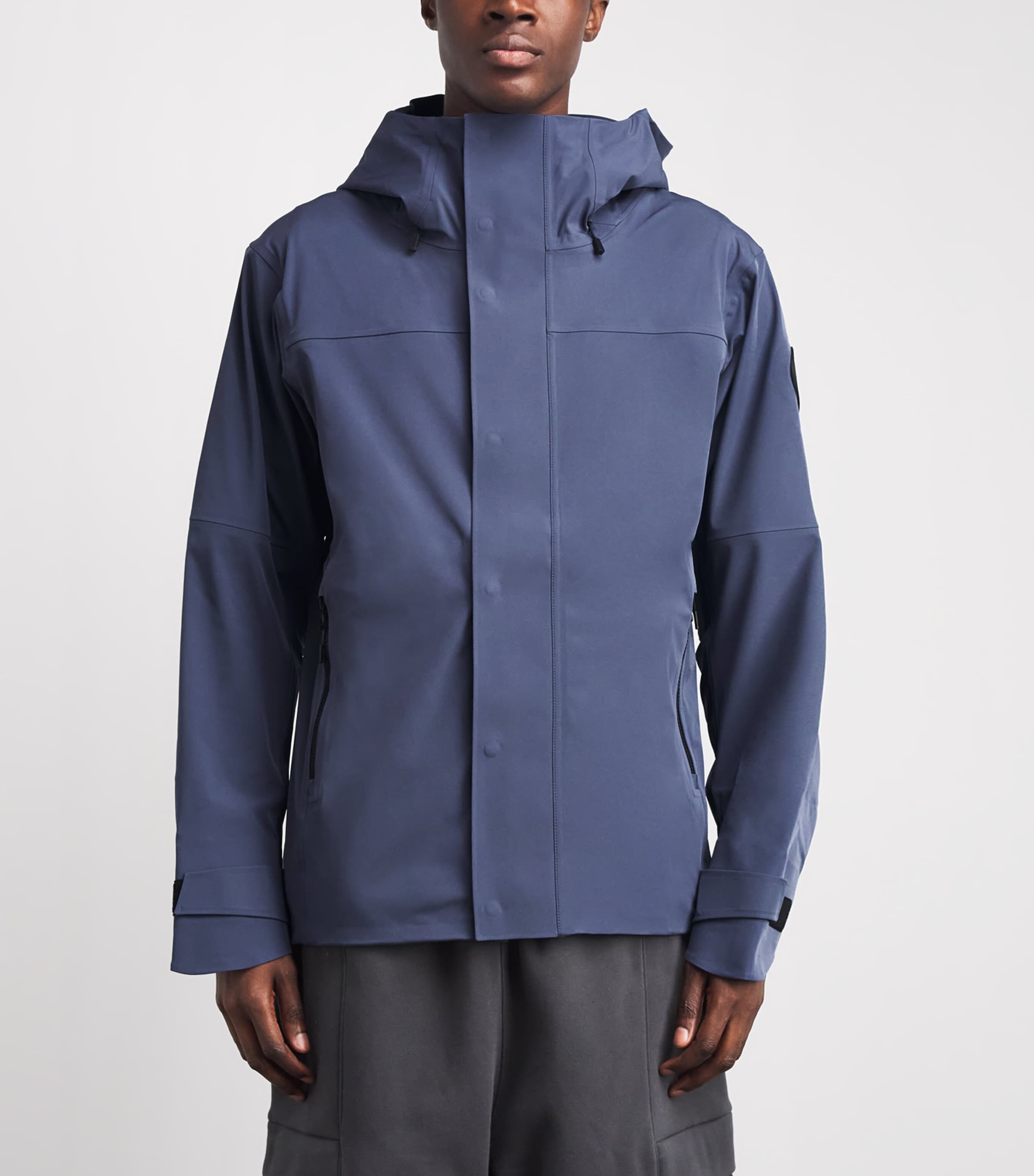 Canada Goose Mens Rupert Rain Jacket Dusk Blue Image 4