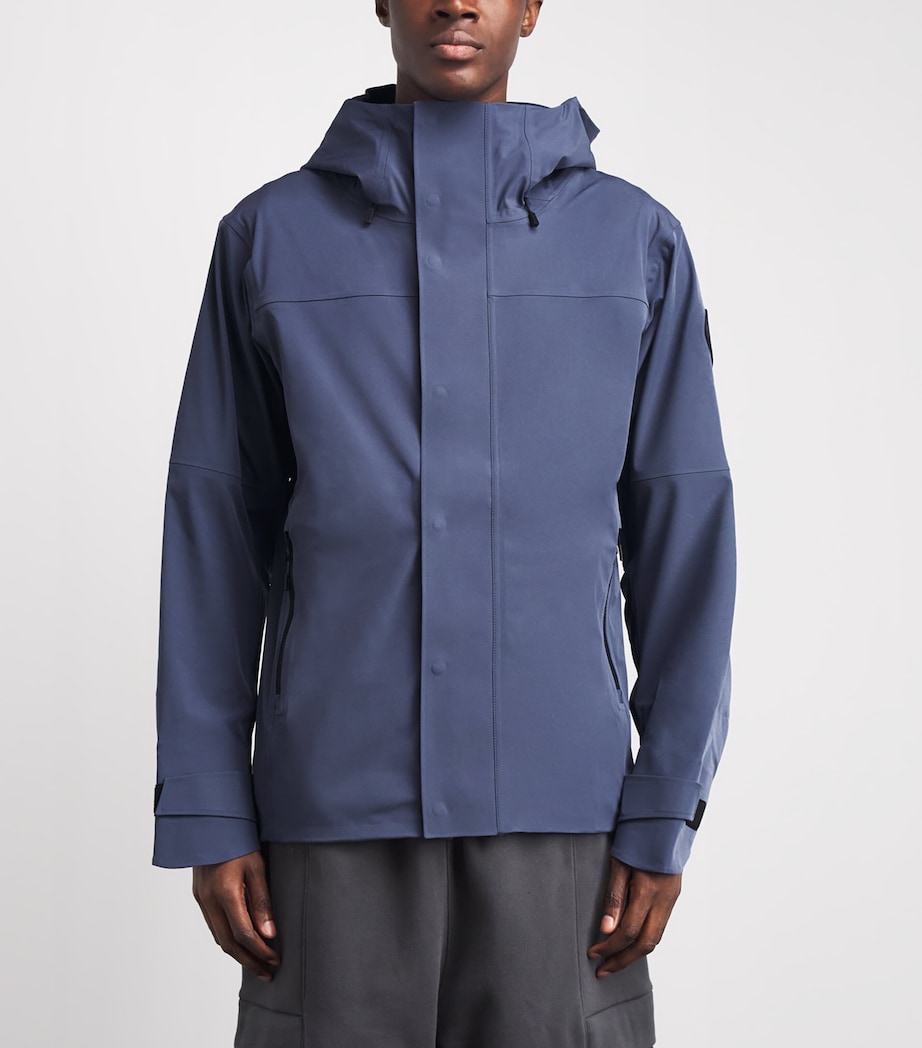 Canada Goose Mens Rupert Rain Jacket Dusk Blue Image 4