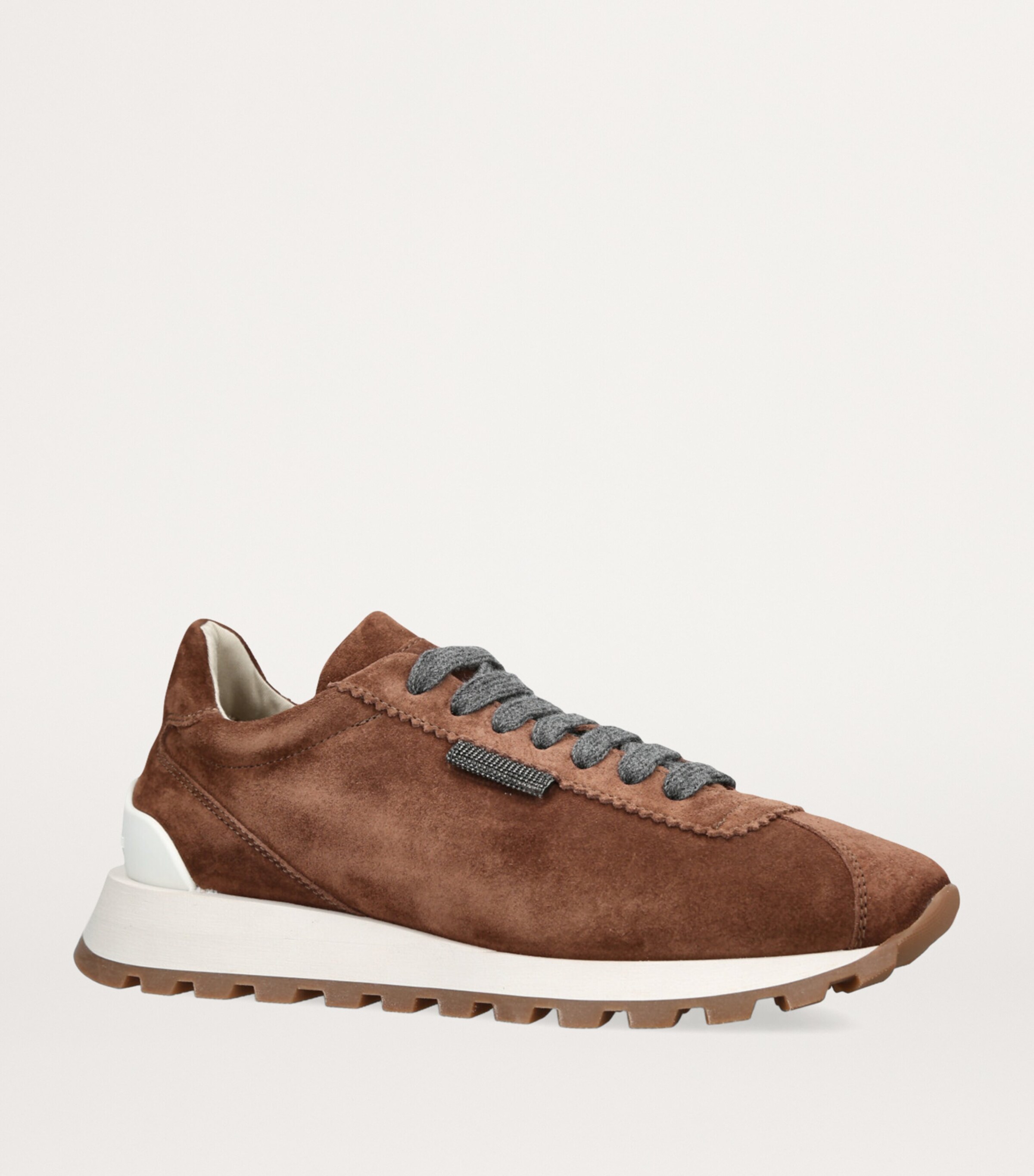 Suede Runner Sneakers BROWN Image 3