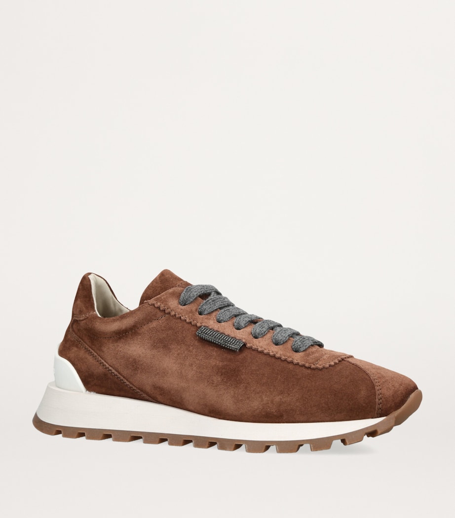 Suede Runner Sneakers BROWN Image 3