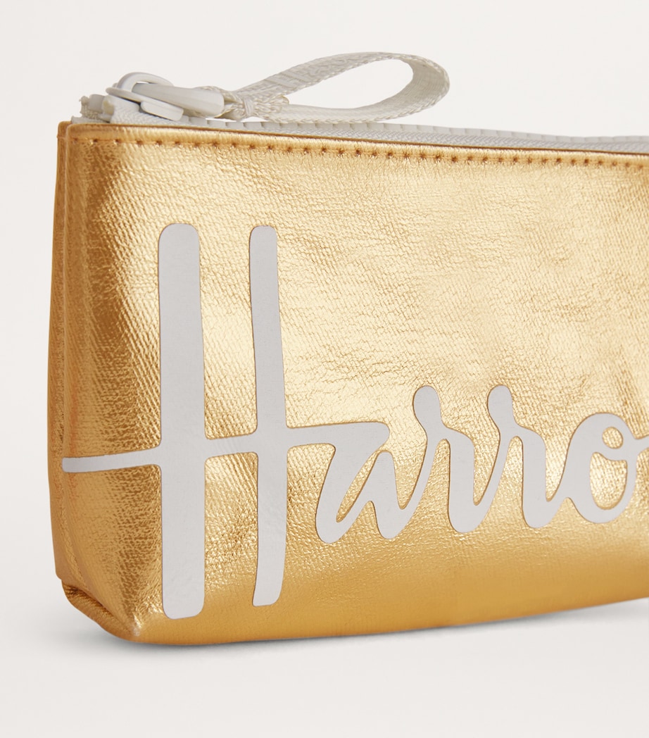 Harrods Cotton Logo Coin Purse Yellow Image 3