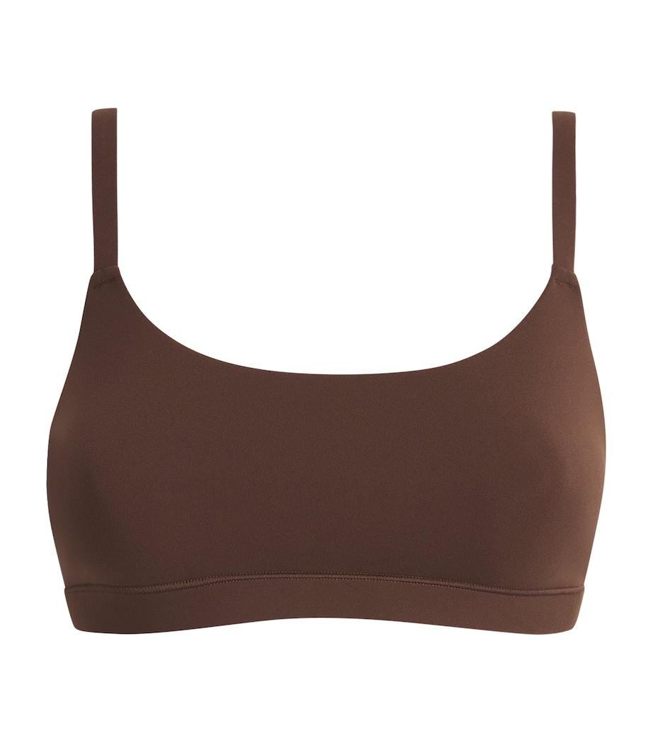 Skims Womens Fits Everybody Scoop-Neck Bralette Cocoa Image 1