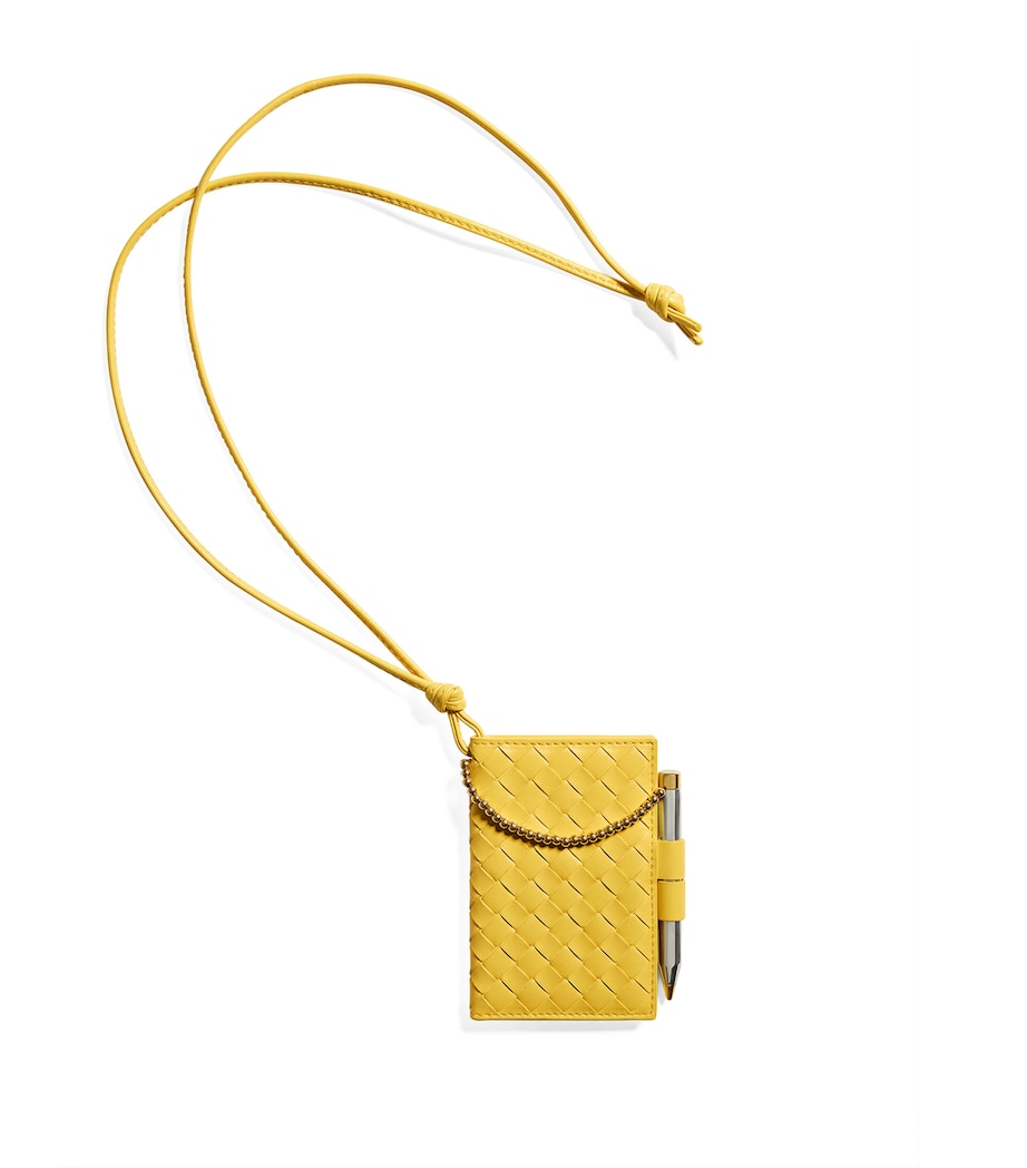 Bottega Veneta Nappa Leather Intrecciato Piccolo Badge Holder Image 1