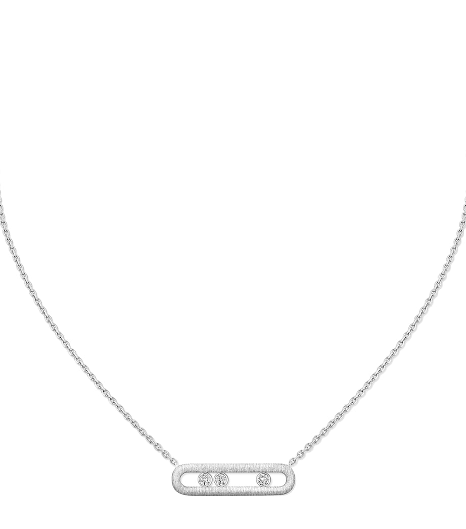 Messika Move Classique White Gold and Diamond Necklace White Gold Image 1