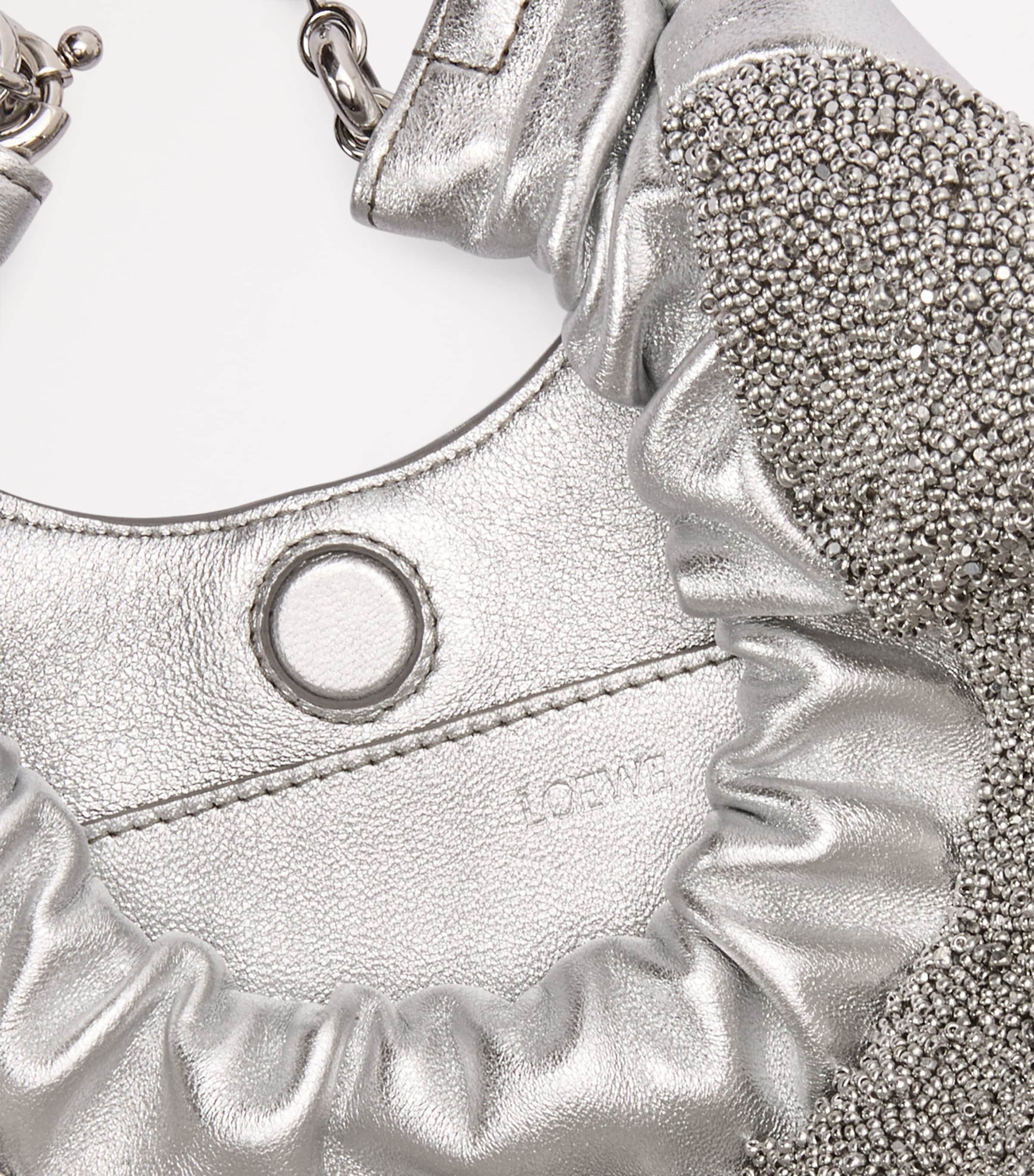 EXCLUSIVE Mini Mirror Squeeze Top-Handle Bag SILVER Image 6