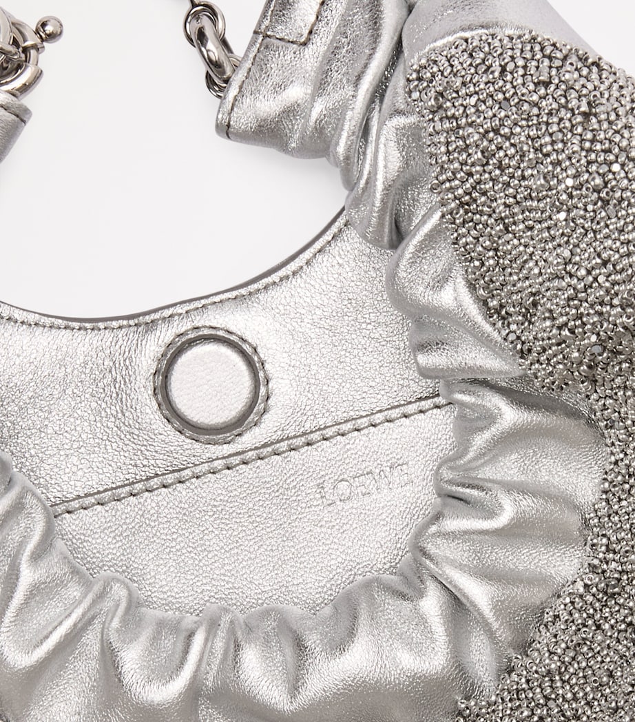 EXCLUSIVE Mini Mirror Squeeze Top-Handle Bag SILVER Image 6