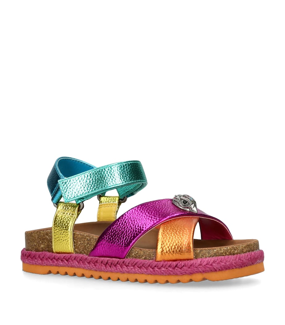 Kurt Geiger London Leather Mini Kensington Espadrille Sandals Mult/other Image 1