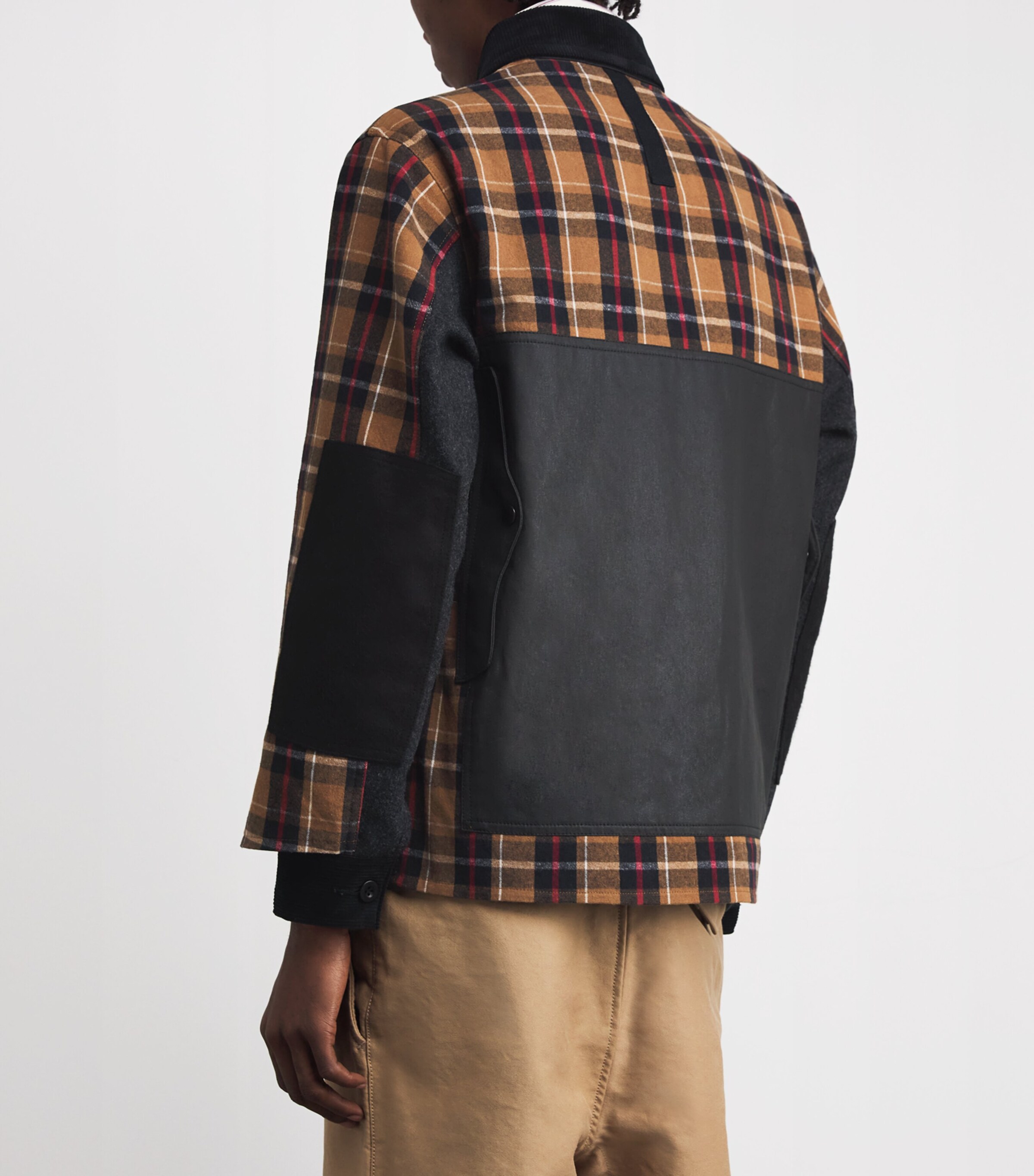 x Filson Cotton Check Jacket BGE/BLK/RED X BLK Image 4