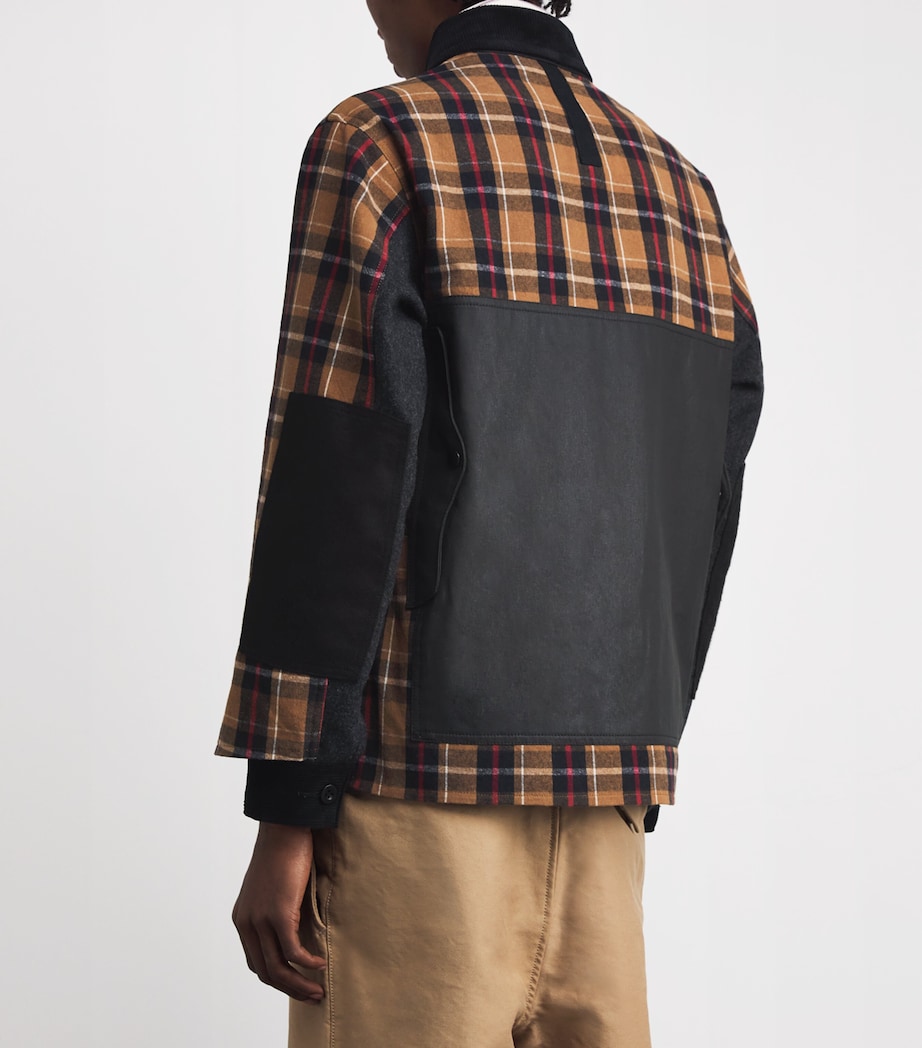 x Filson Cotton Check Jacket BGE/BLK/RED X BLK Image 4