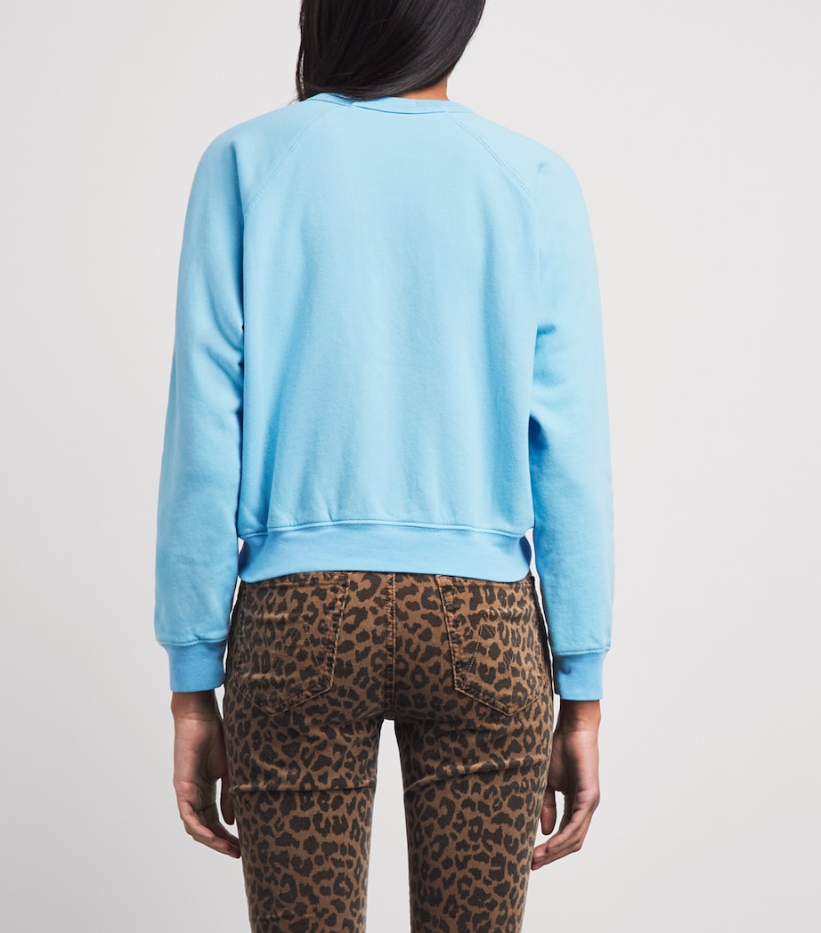 MOTHER Womens Cotton The Concert Sweatshirt Wild Thing Image 5