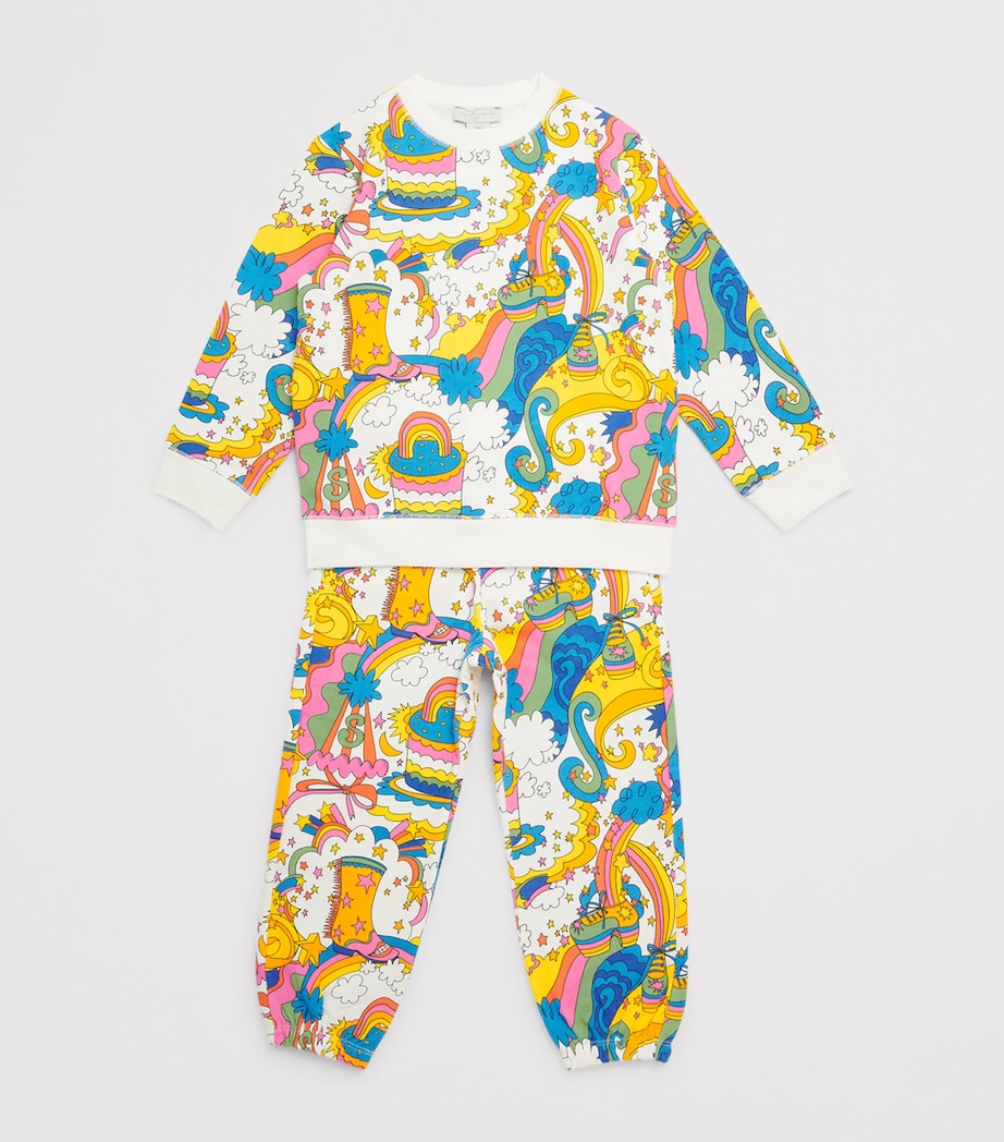 Organic Cotton Stellabrate Sweatpants (3-14+ Years) 103MCAVORIO/MULTI Image 3