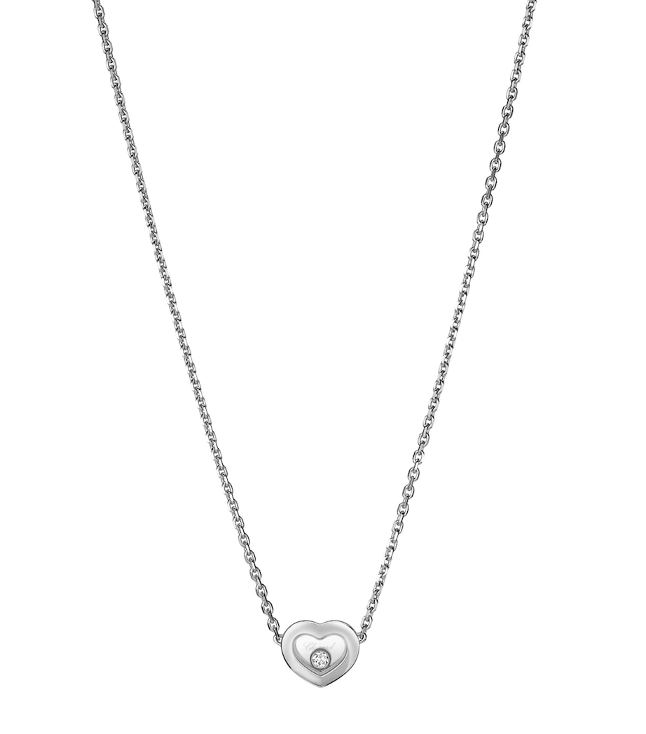 Chopard White Gold and Diamond Happy Diamonds Icons Necklace White Gold Image 1