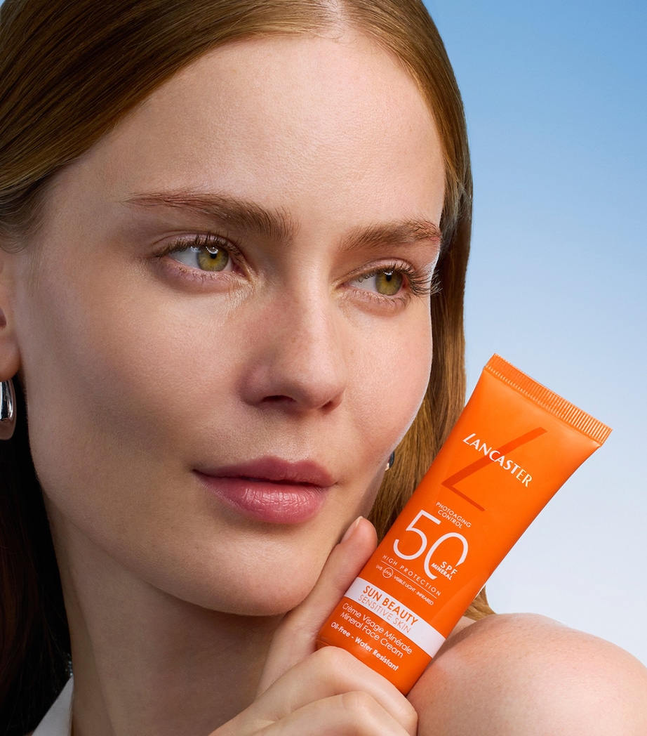 Sun Beauty Sensitive Skin Mineral Face Cream SPF  50 (50ml) NO COLOUR Image 2