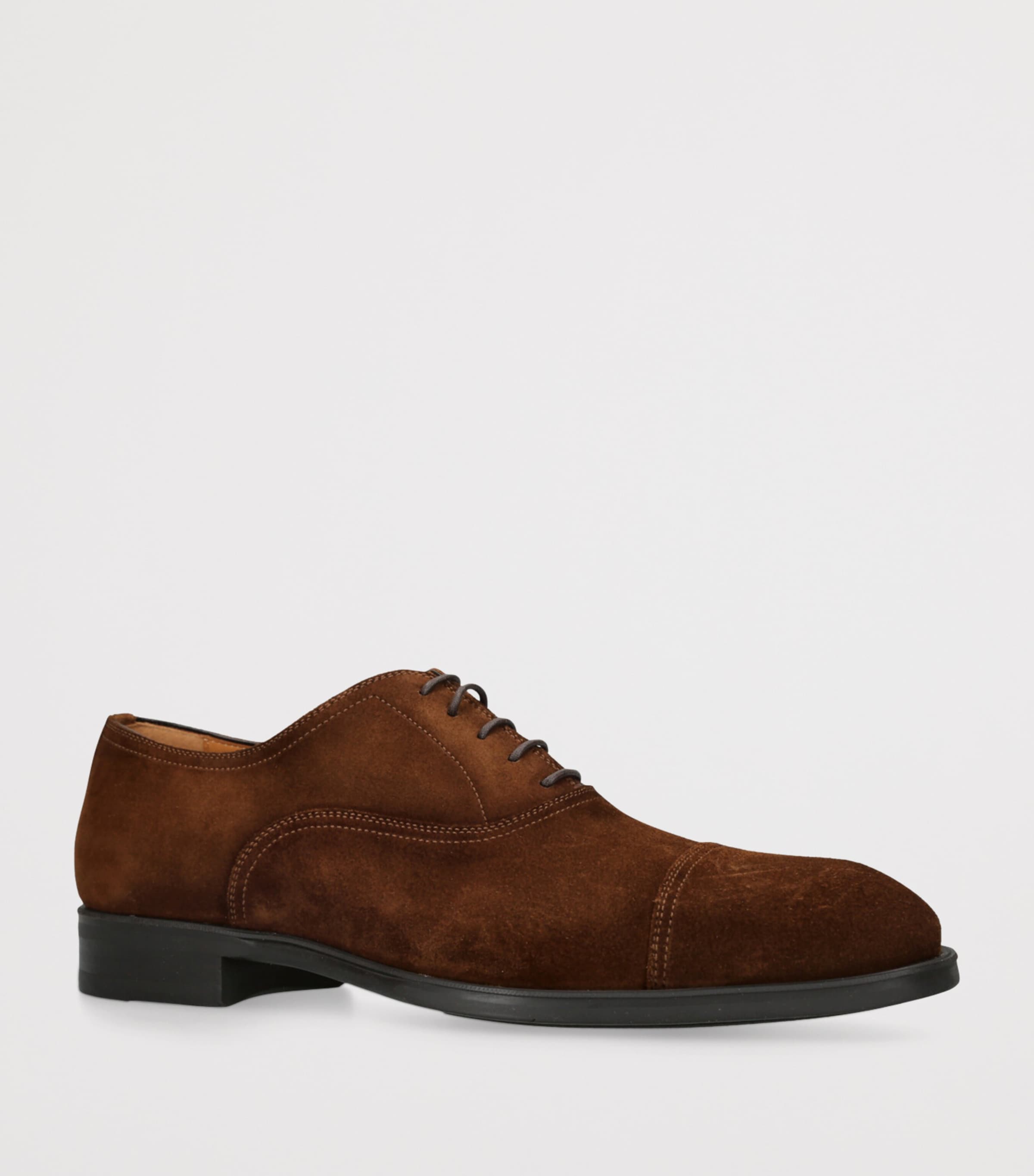 Suede Madis Oxford Shoes BROWN Image 3